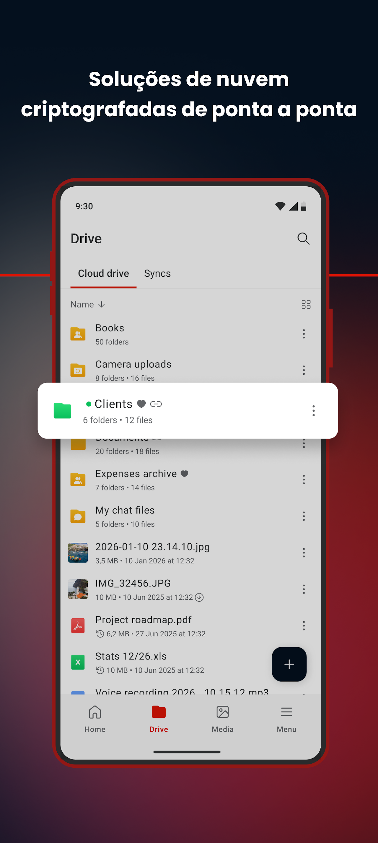 Captura de ecrã 2 da app MEGA
