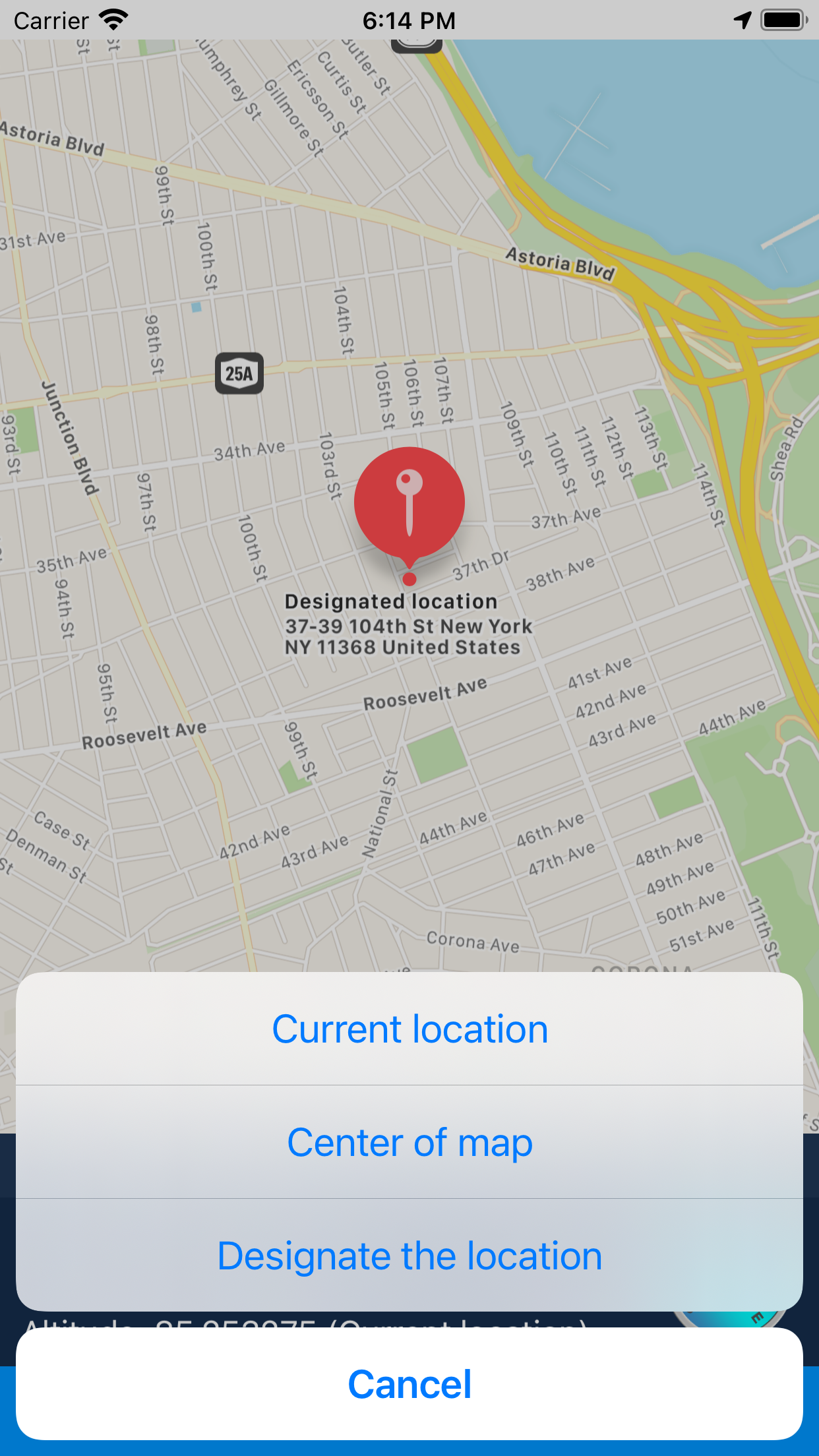 Captura de ecrã 2 da app iLocation+: Here!