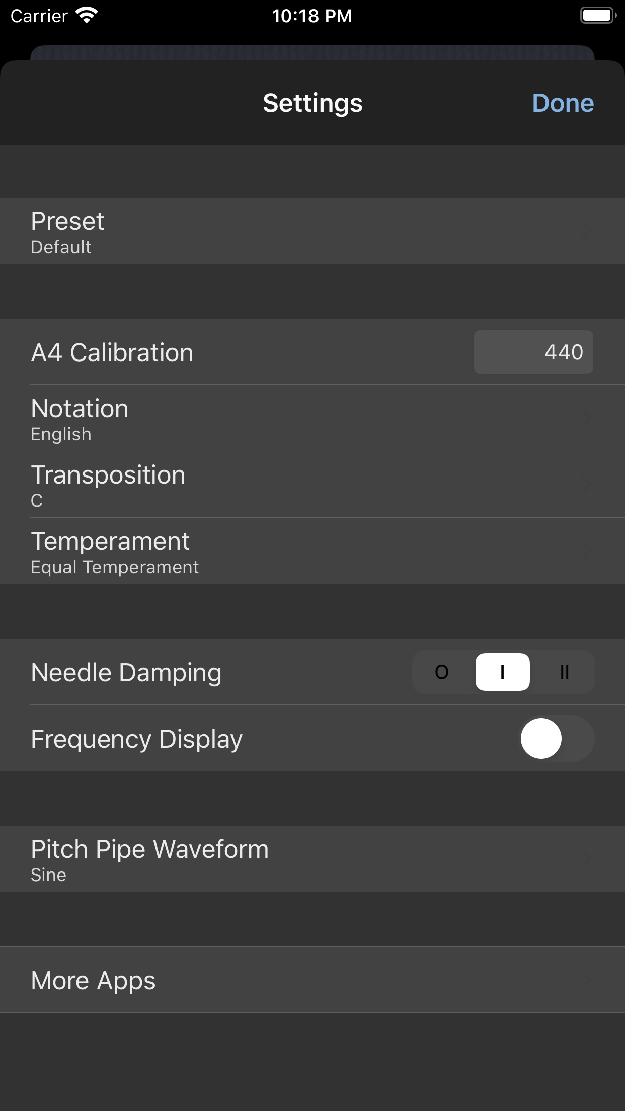 Captura de ecrã 2 da app Cleartune