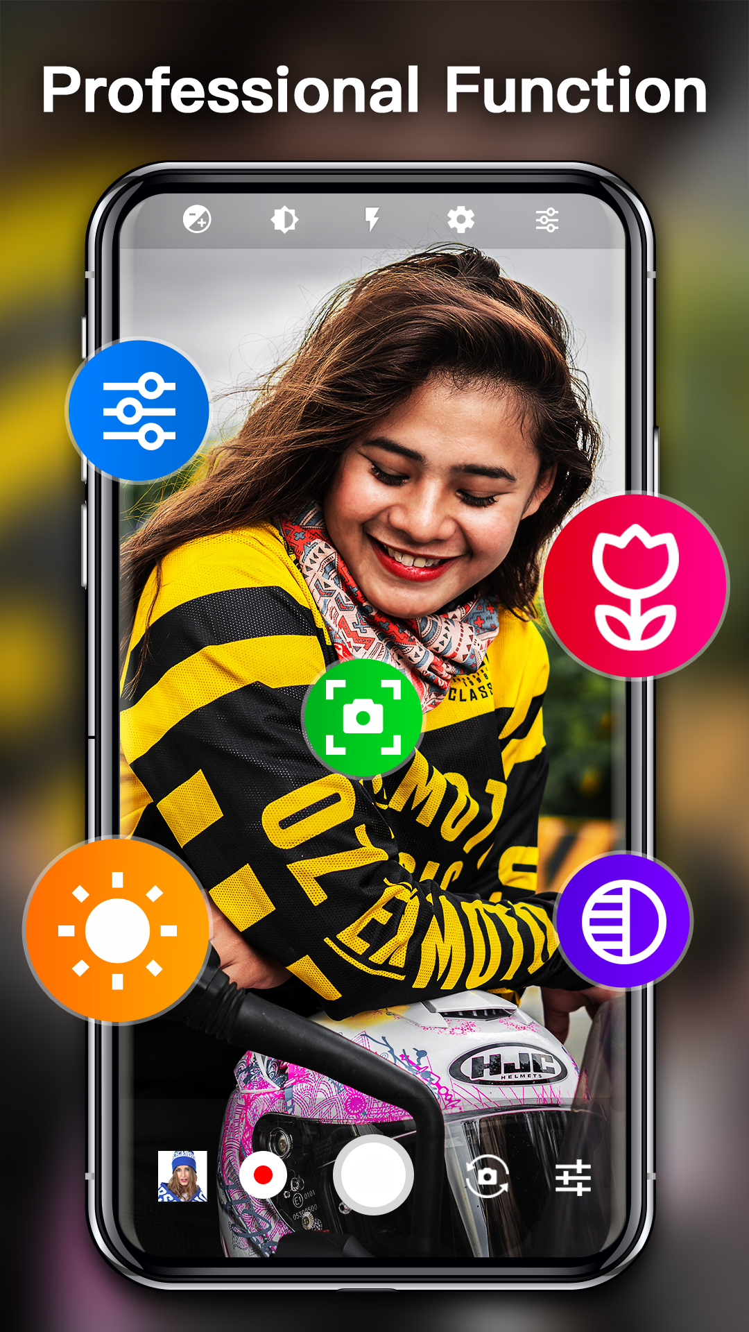 Captura de ecrã 3 da app Câmera profissional: Câmera HD
