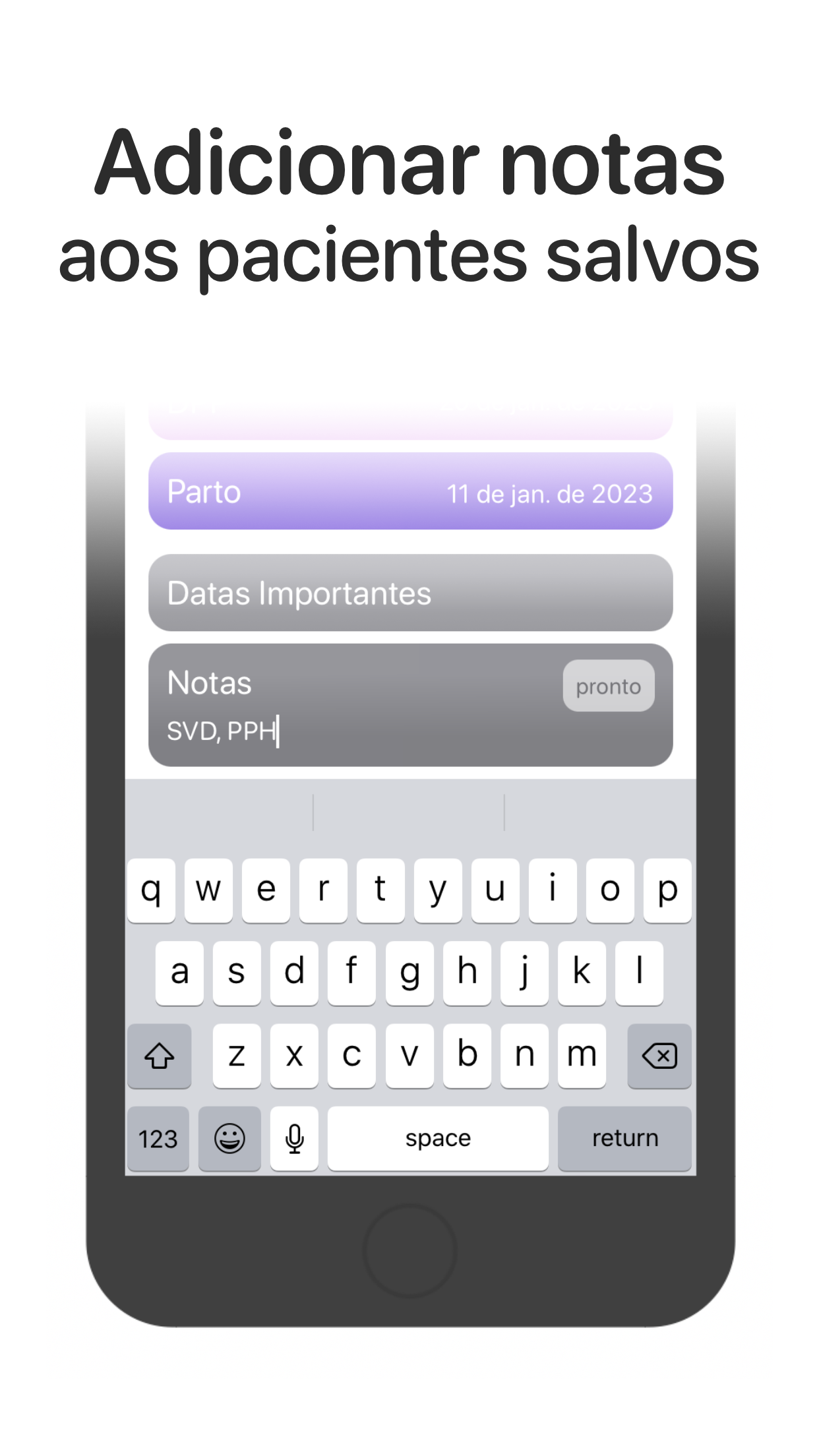 Captura de ecrã 4 da app Gestograma