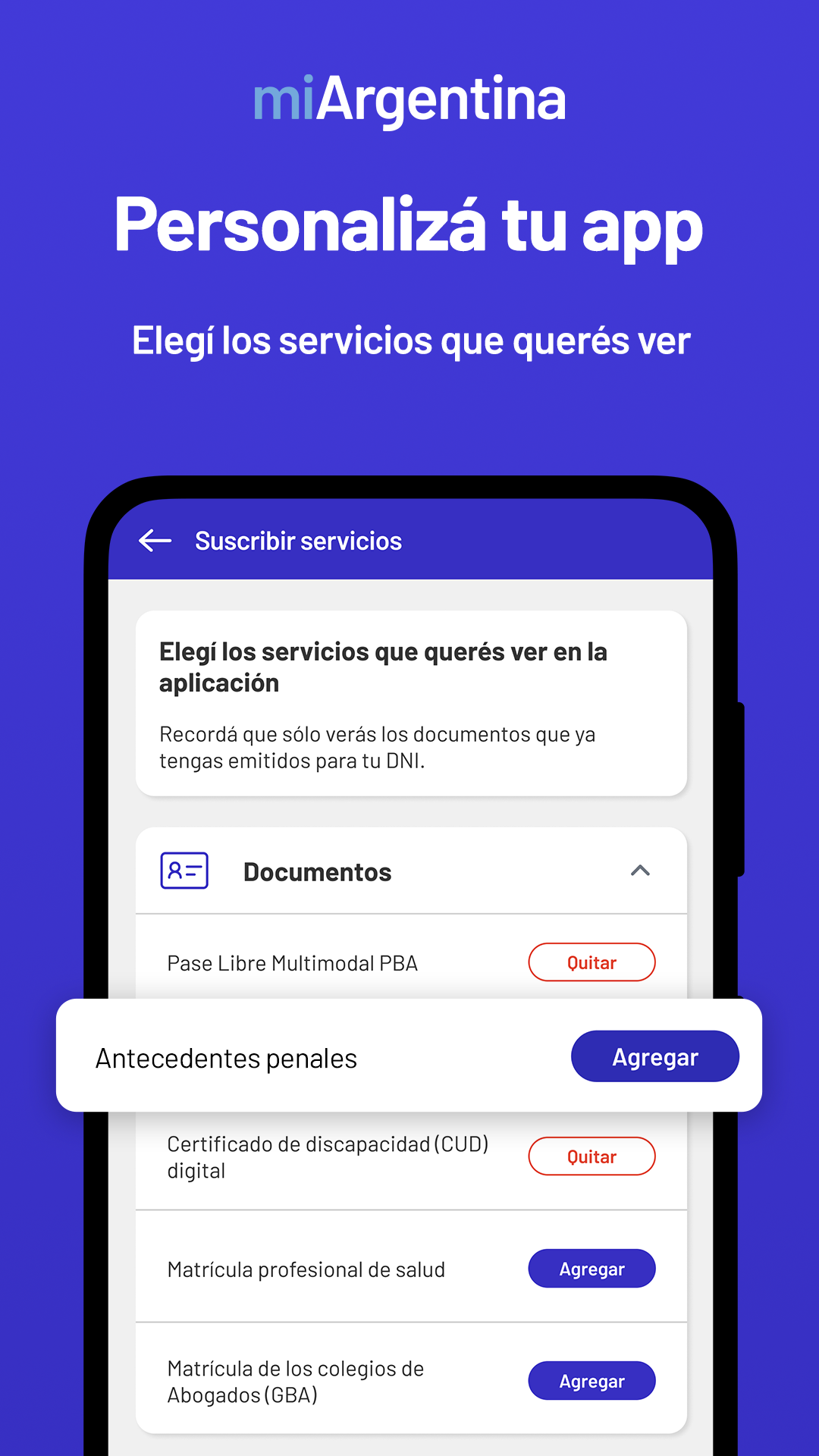 Captura de ecrã 3 da app Mi Argentina