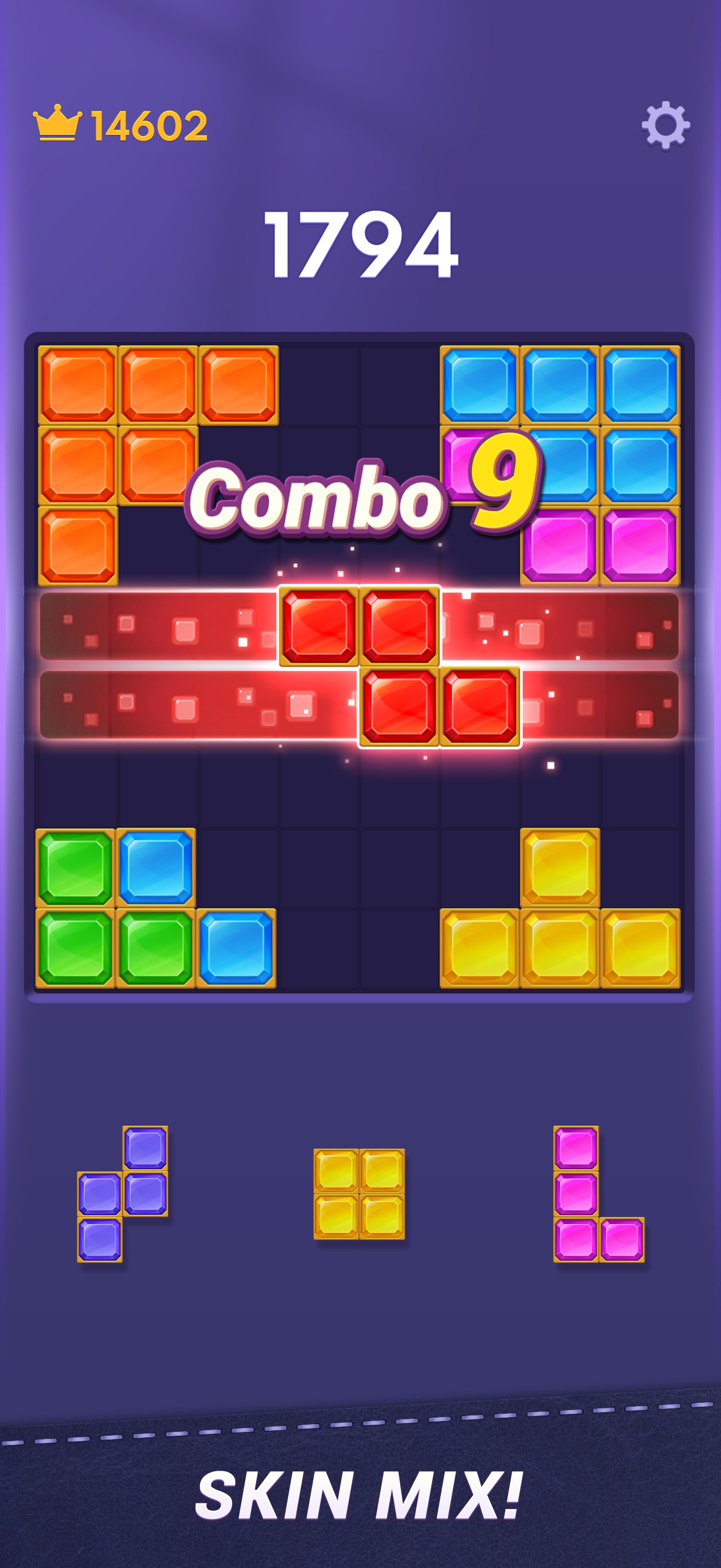 Captura de ecrã 2 da app Block Puzzle: Jogo de Bloco