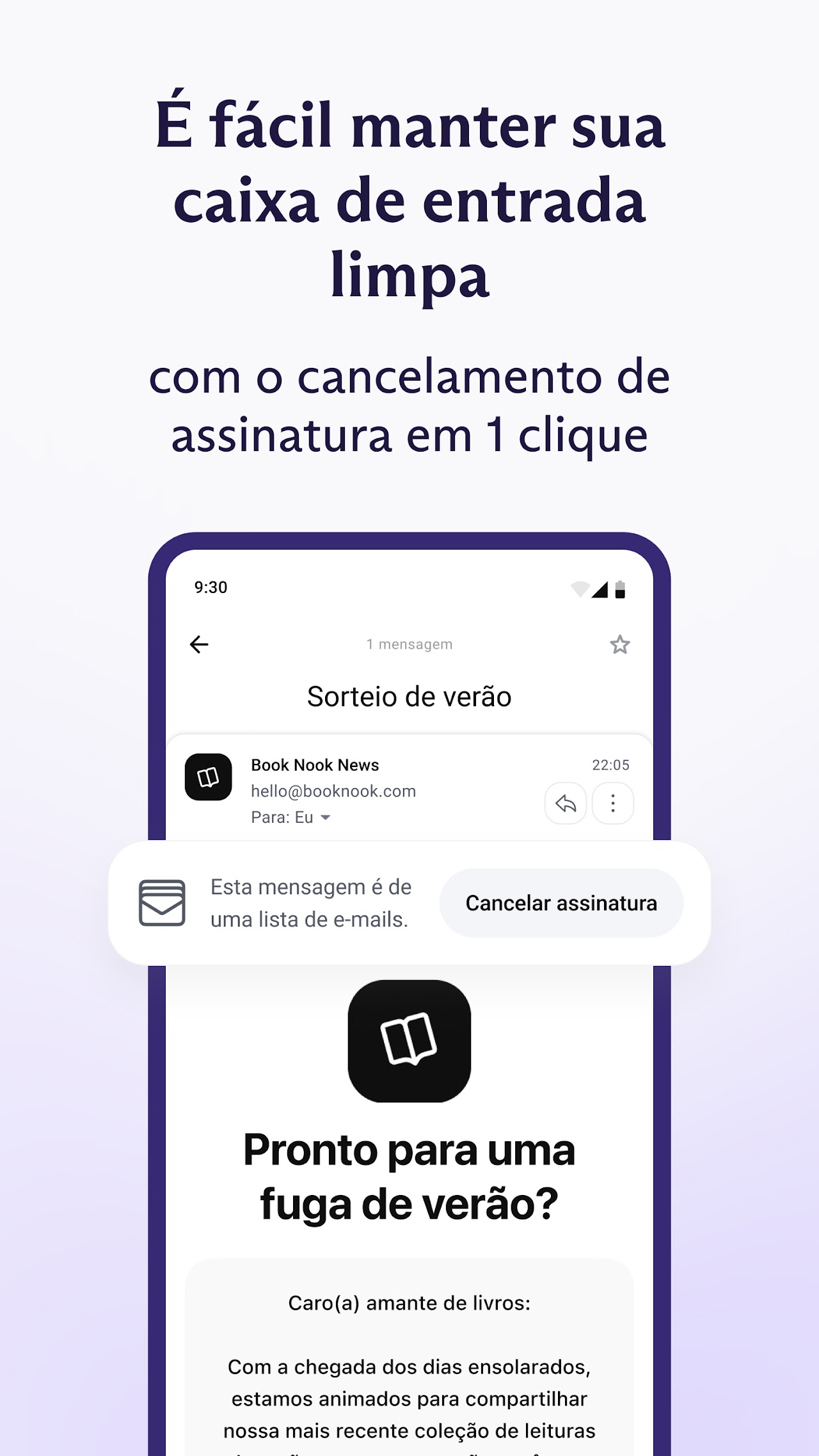 Captura de ecrã 2 da app Proton Mail criptografado