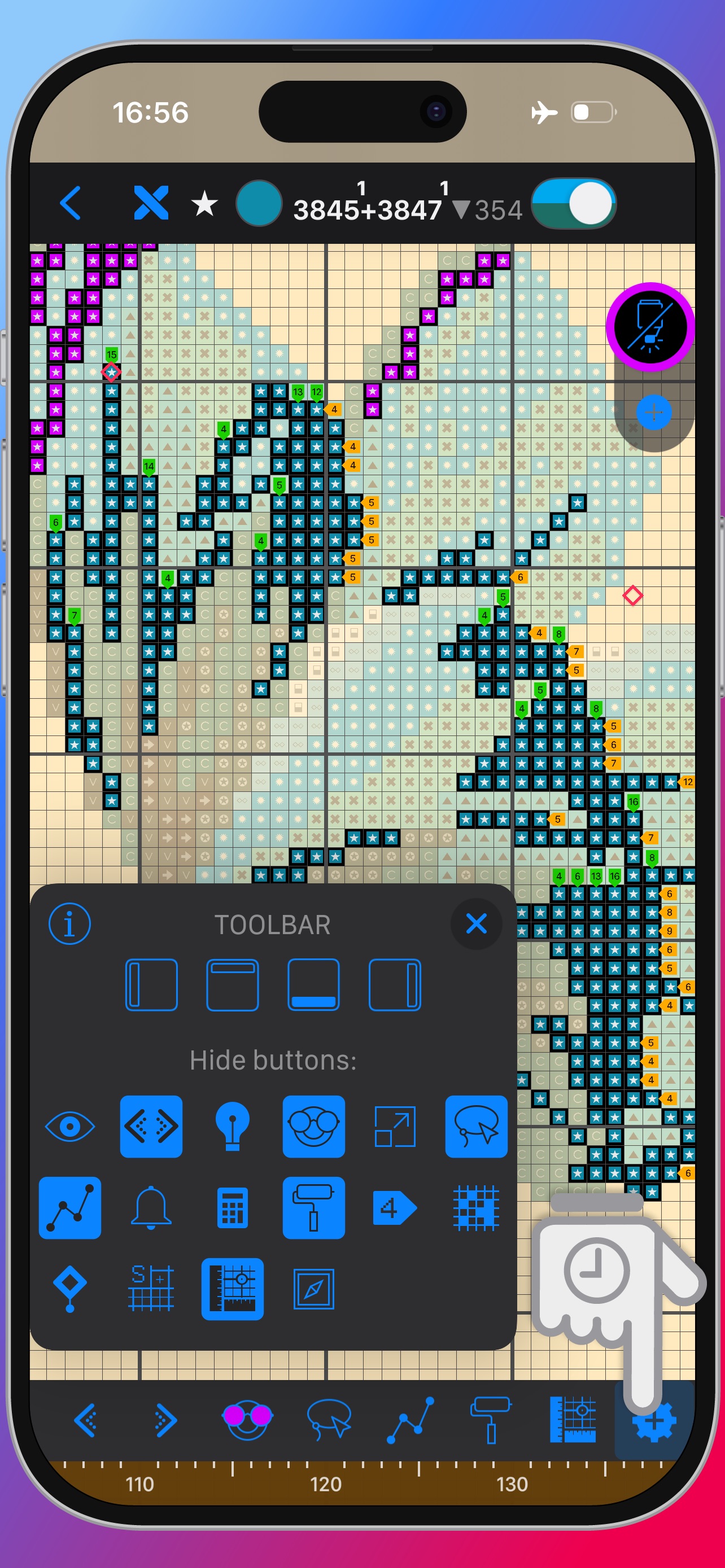 Captura de ecrã 3 da app Cross Stitch Saga