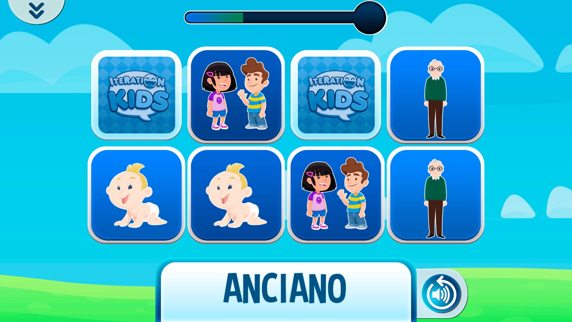 Captura de ecrã 4 da app Astrokids. Espanhol crianças
