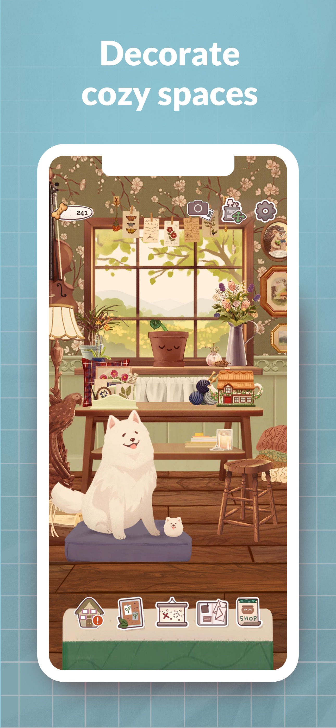 Captura de ecrã 2 da app Kinder World: Cozy Plant Game