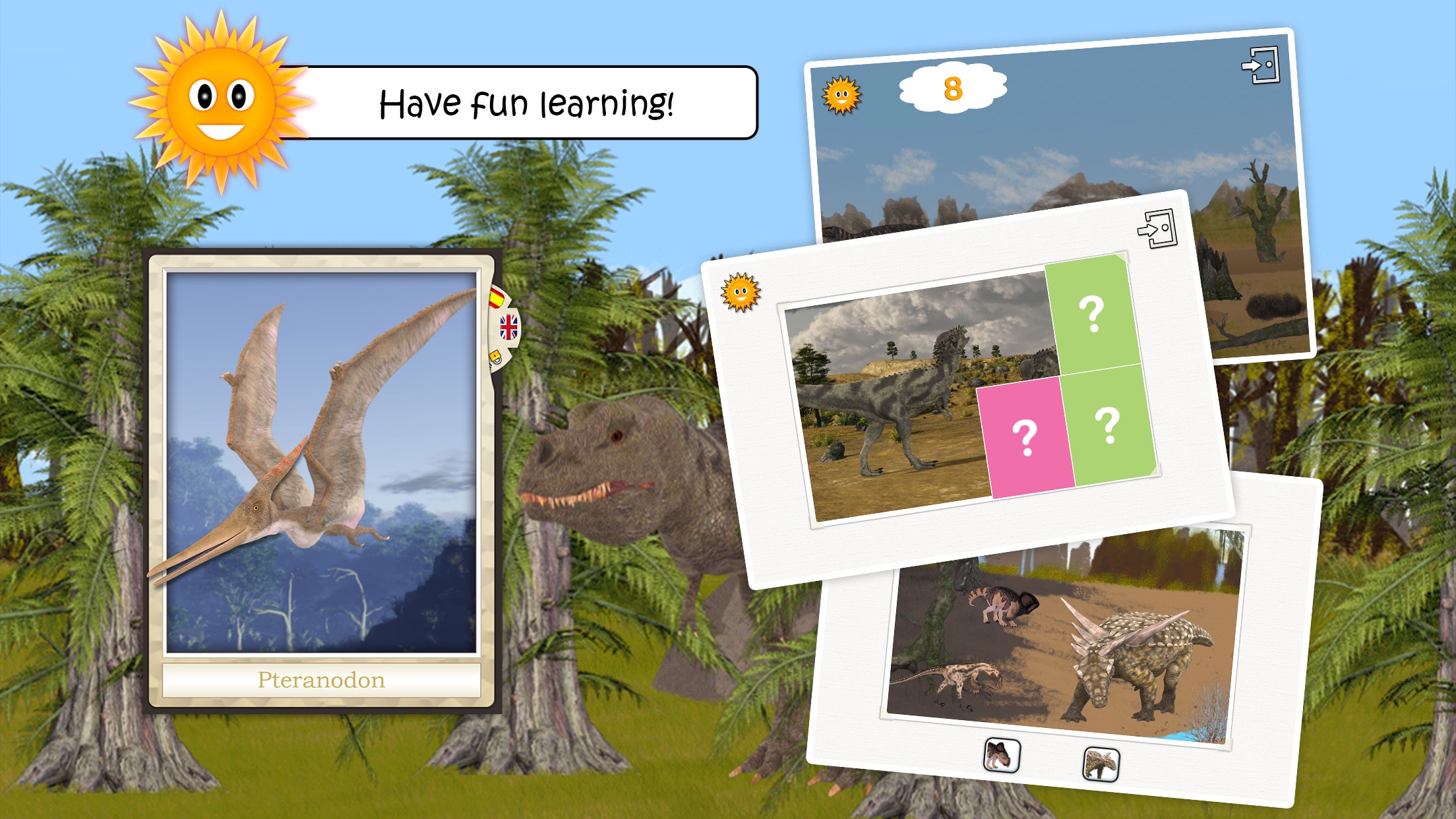 Captura de ecrã 4 da app Dinosaurs (full game)