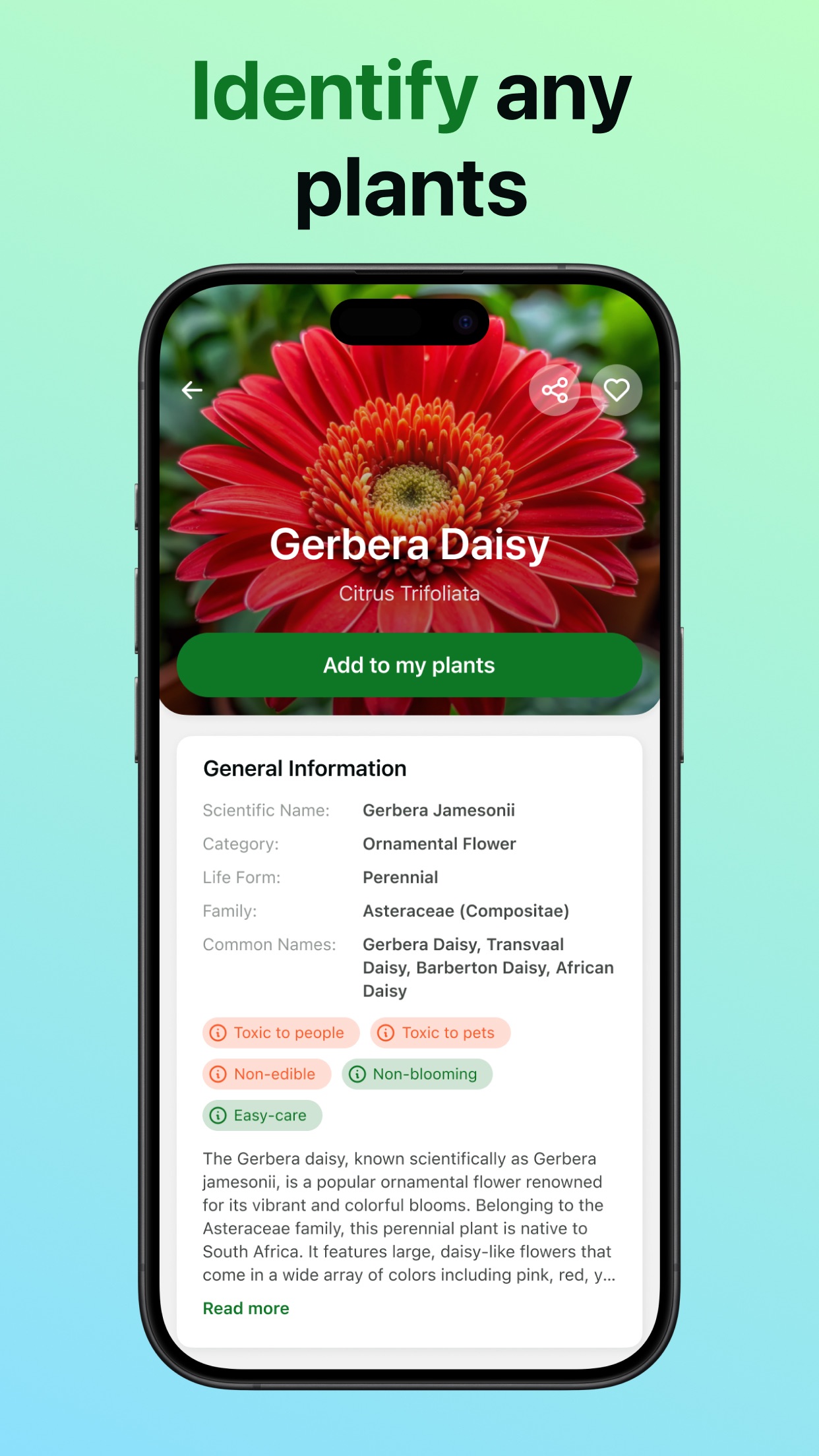 Captura de ecrã 3 da app Plant Expert AI