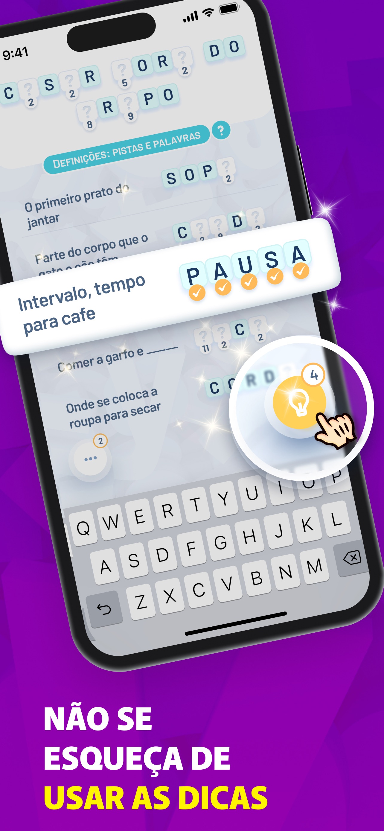 Captura de ecrã 4 da app Crostic－Caça Palavras Cruzadas