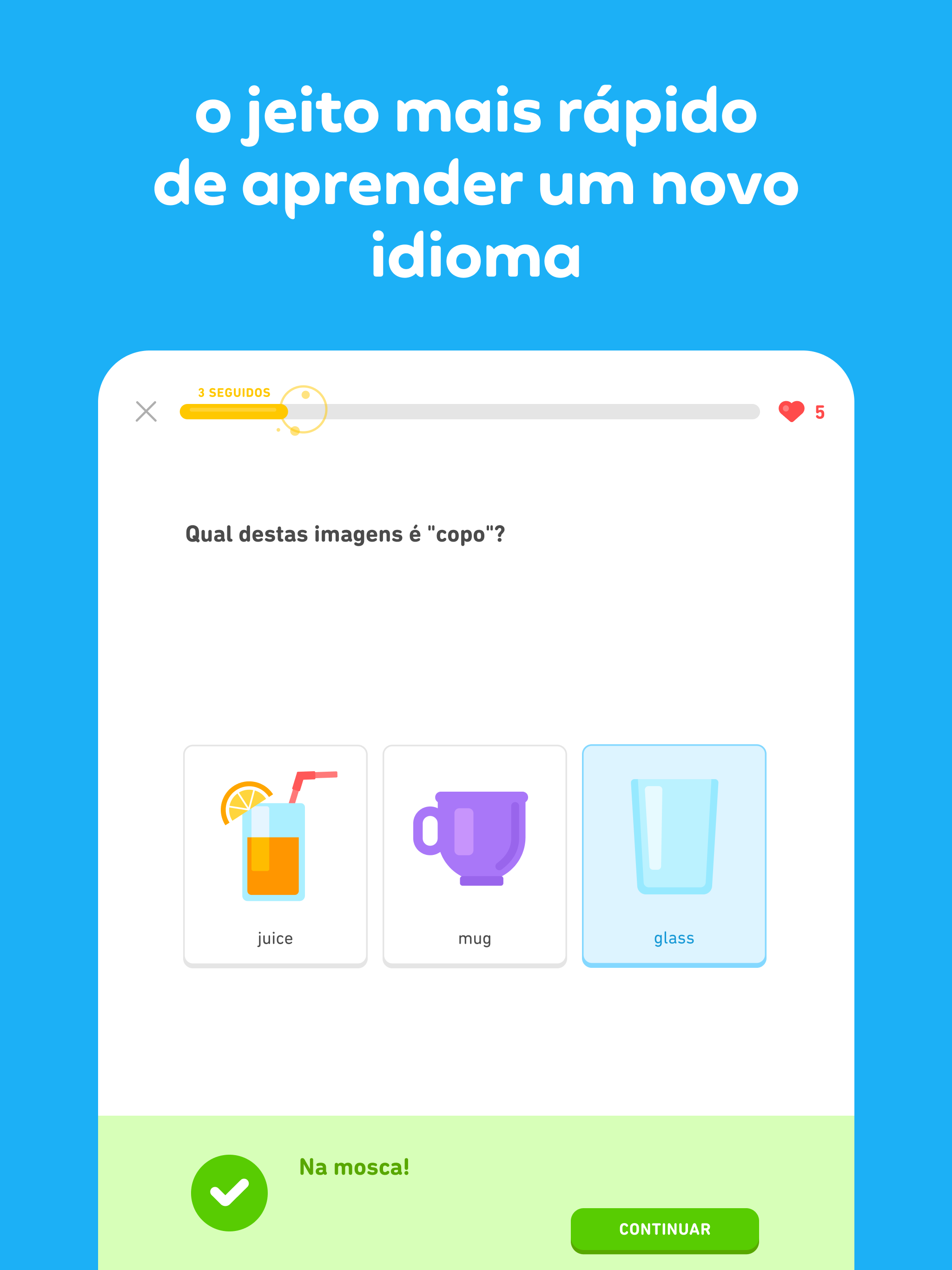 Captura de ecrã 2 da app Duolingo – Aprenda idiomas