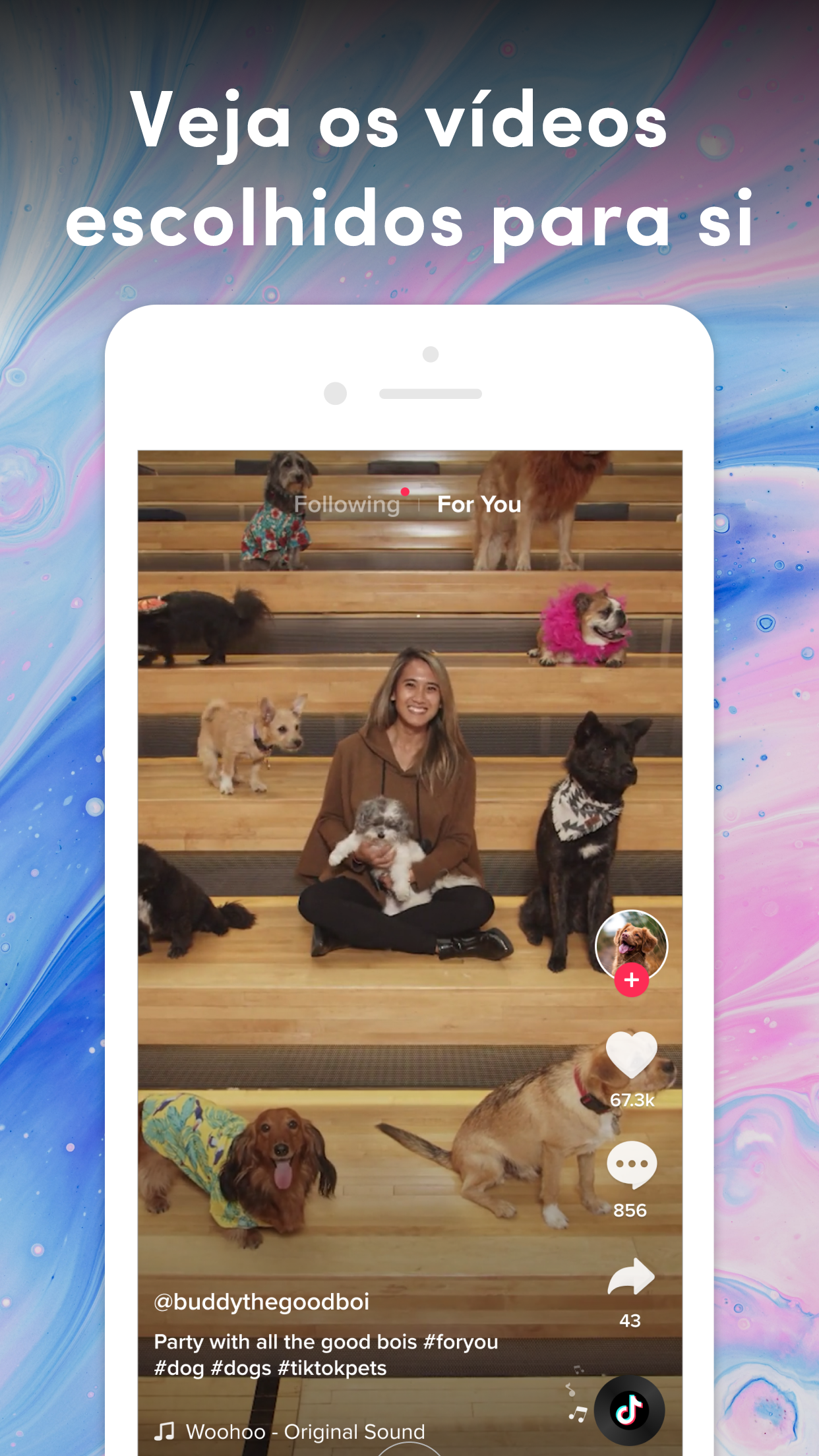 Captura de ecrã 2 da app TikTok: Vídeos, Lives & Música