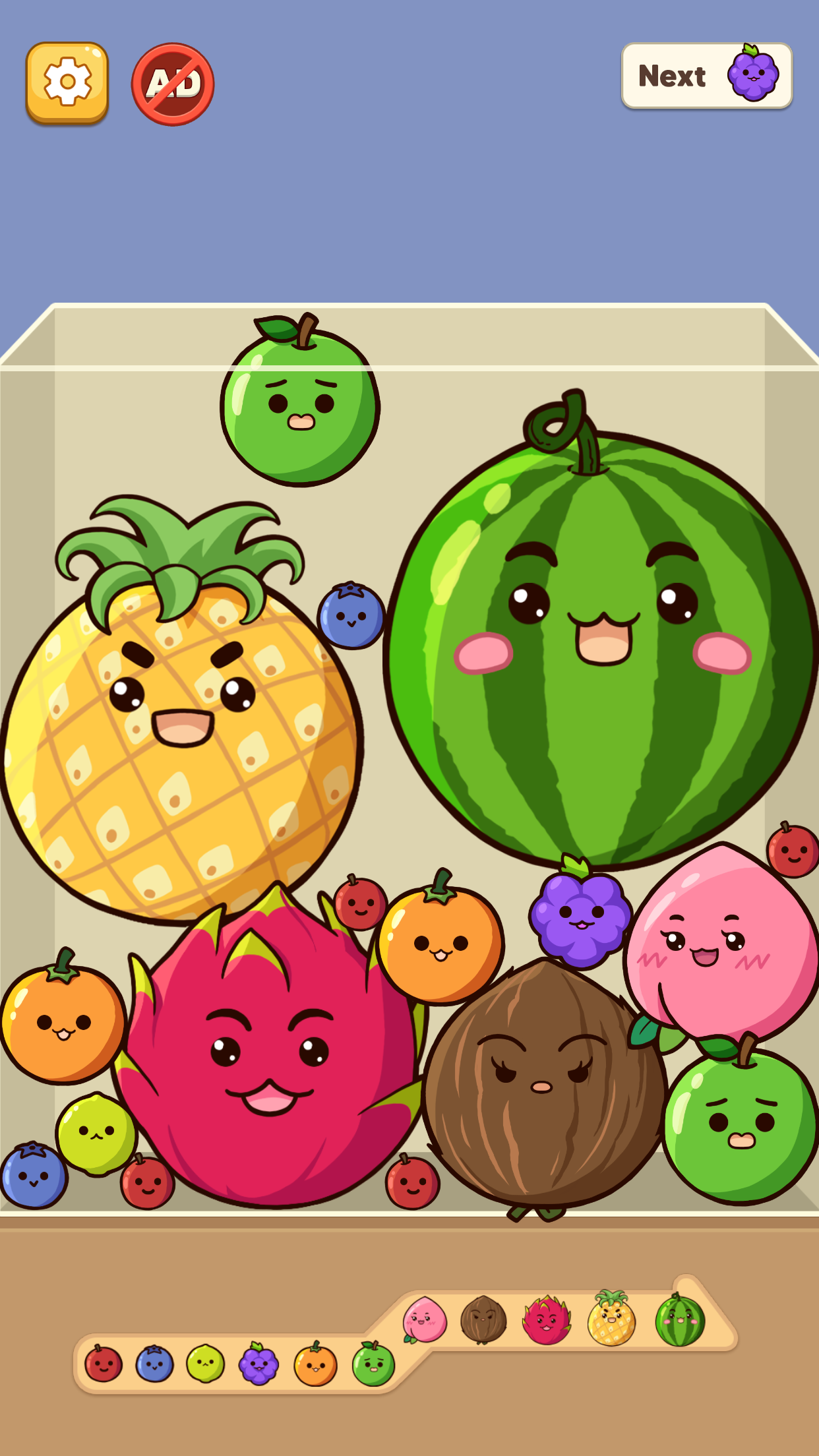 Captura de ecrã 4 da app Fruit Merge™: Match Game