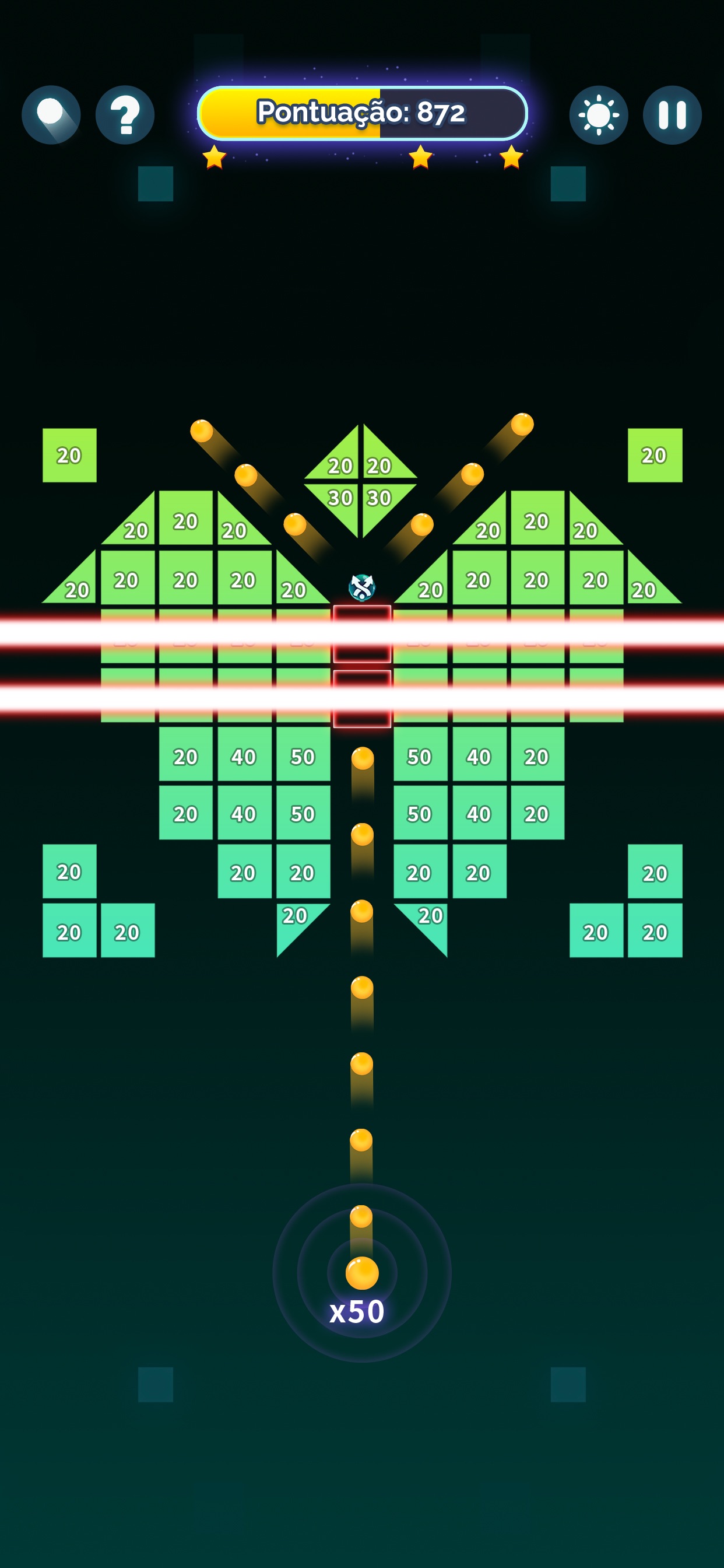 Captura de ecrã 3 da app Bricks n Balls