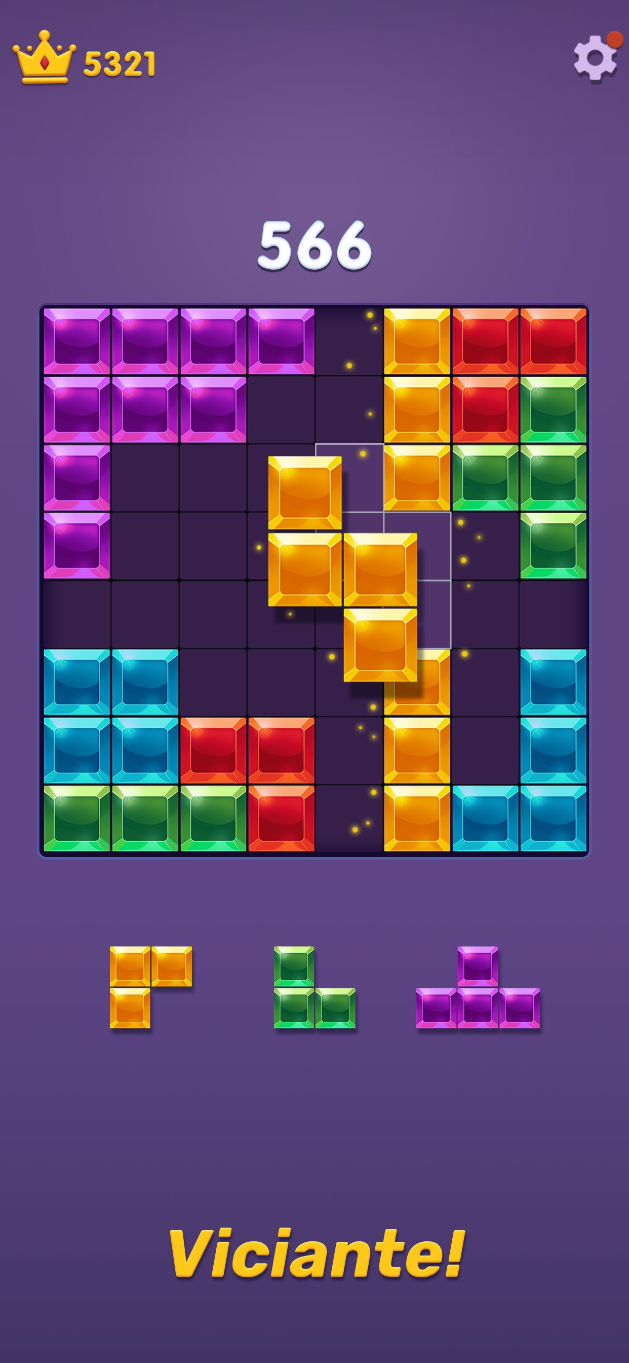 Captura de ecrã 2 da app Block Puzzle Gem Blast