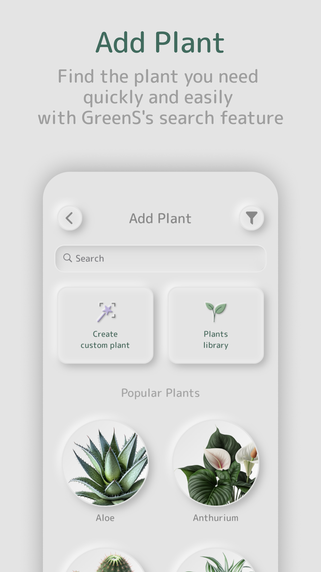 Captura de ecrã 3 da app GreenS: Cuidado com as Plantas