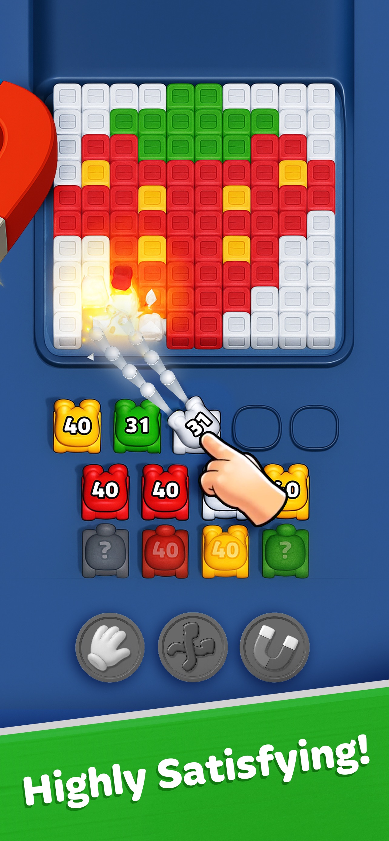Captura de ecrã 3 da app Color Block Crush