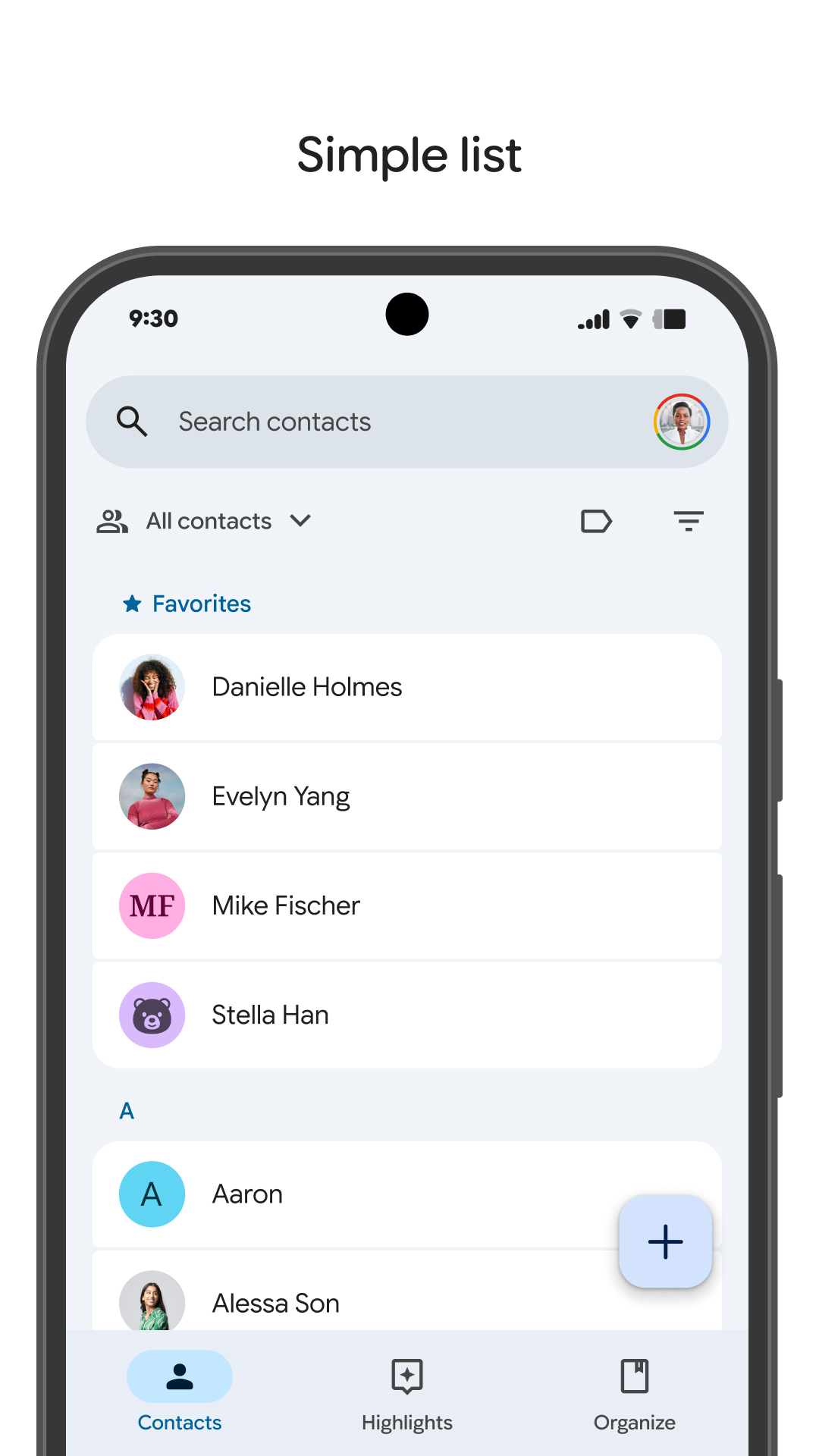 Captura de ecrã 2 da app Contactos