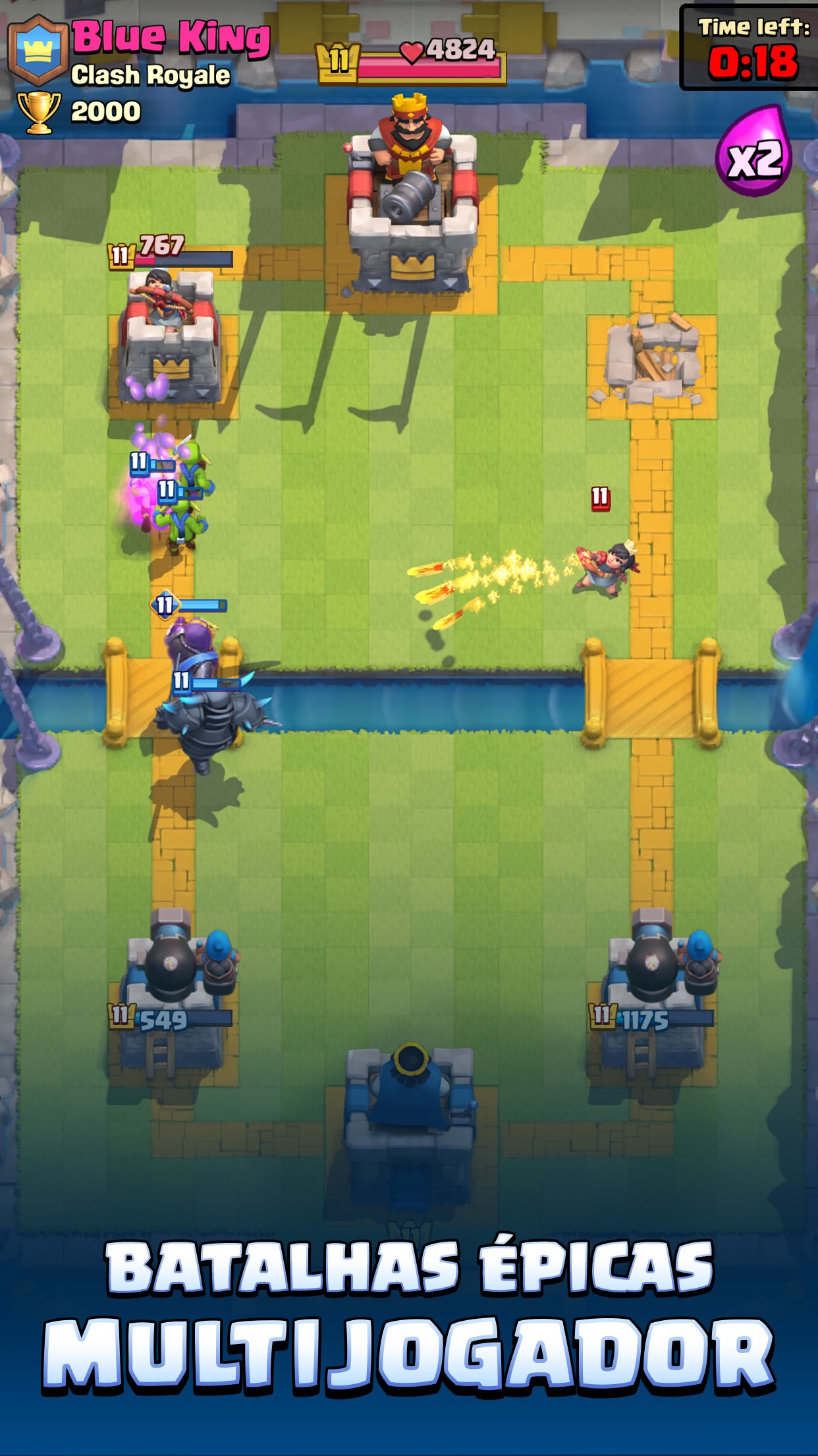 Captura de ecrã 1 da app Clash Royale