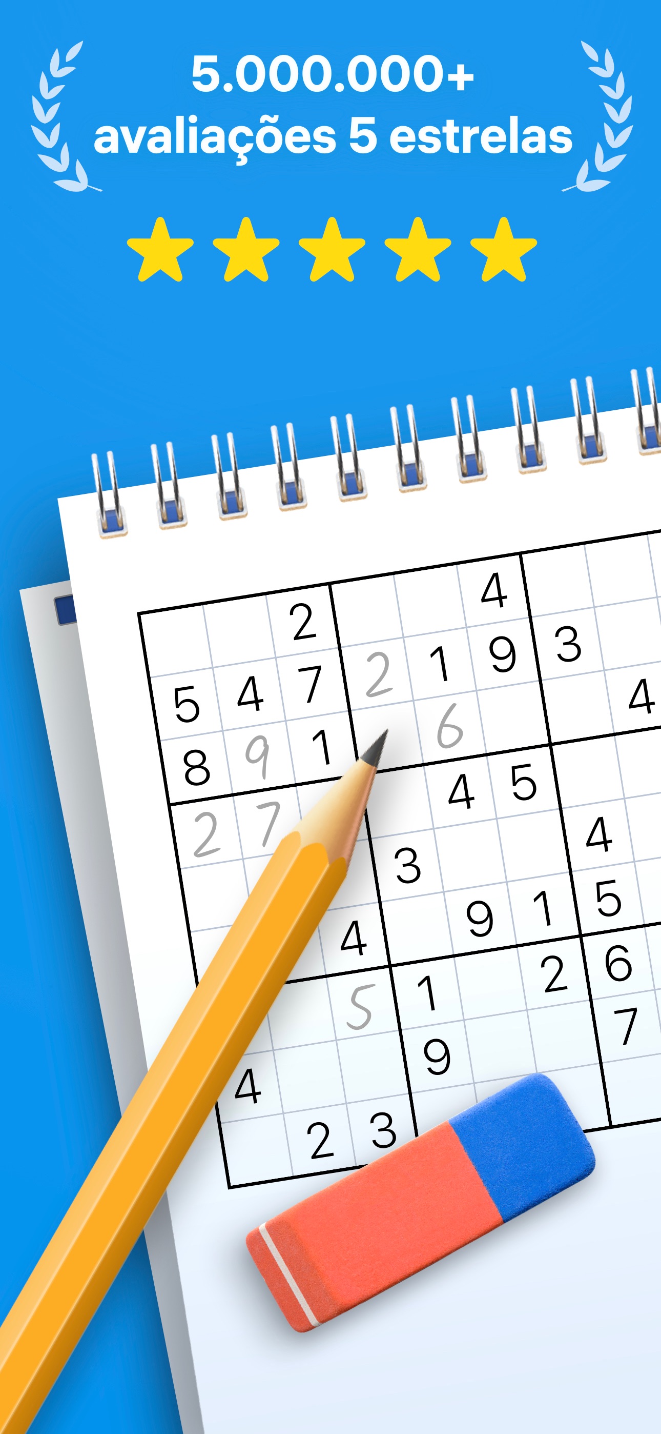 Captura de ecrã 1 da app Sudoku.com - Puzzle clássico