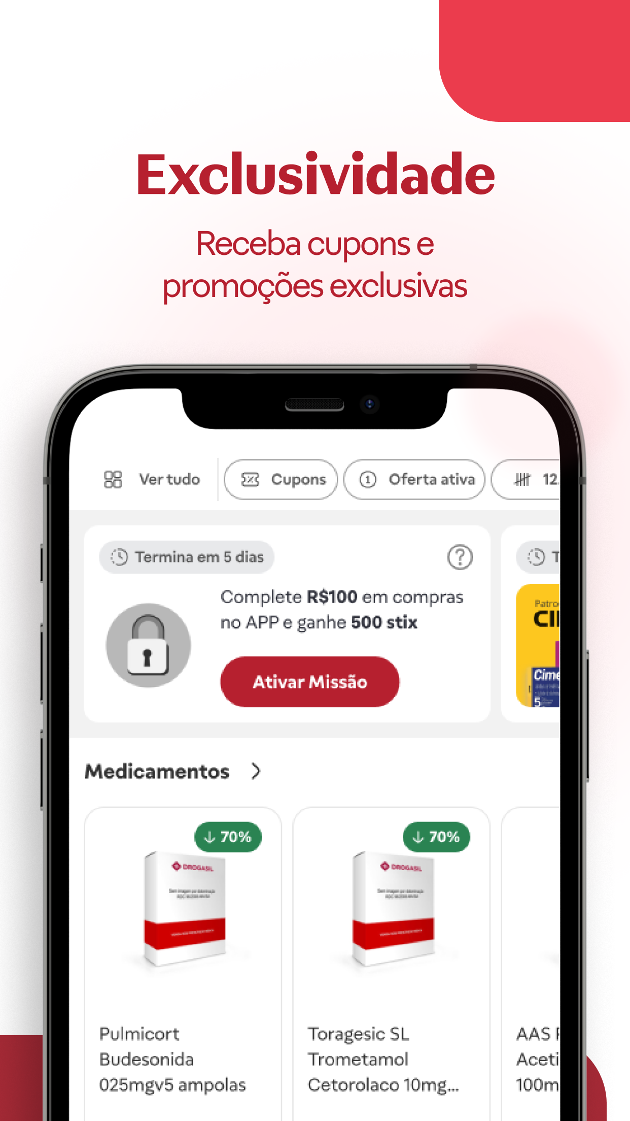 Captura de ecrã 4 da app Drogasil: Drogaria Online 24h
