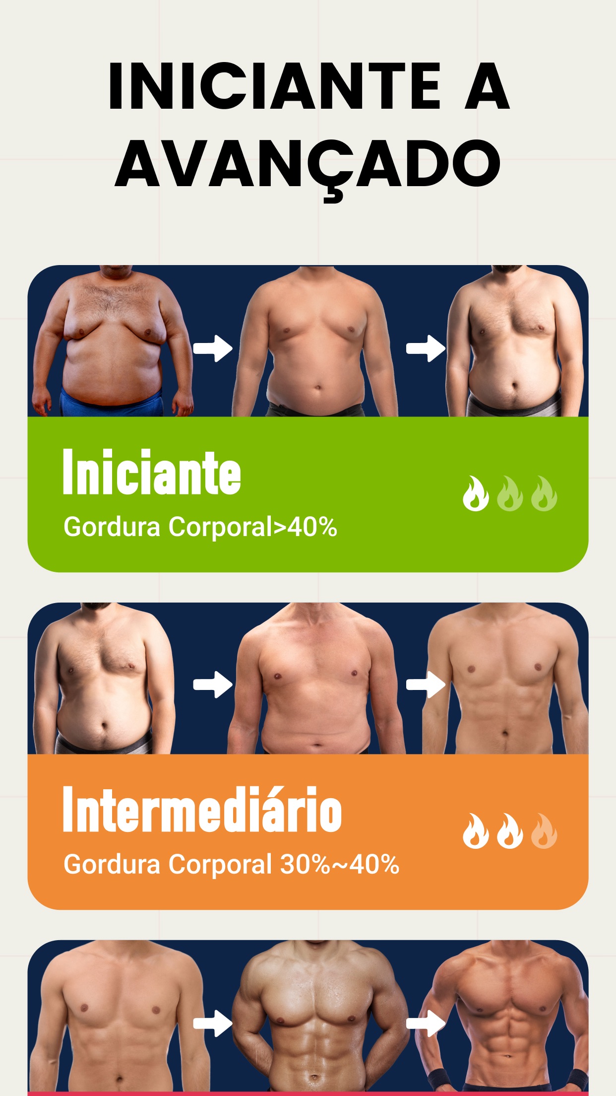 Captura de ecrã 2 da app HIIT Workout | Quick Fitness +