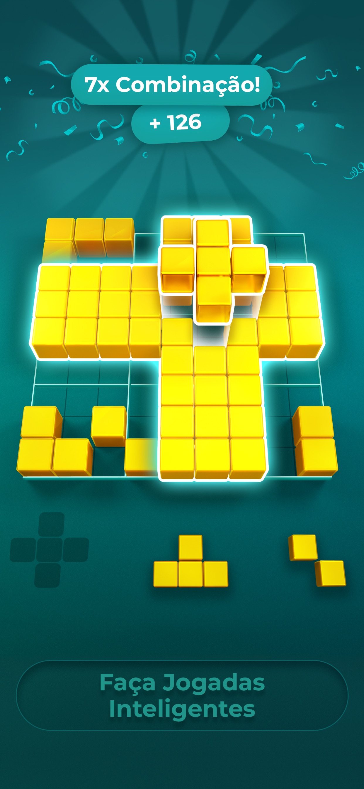 Captura de ecrã 4 da app Puzzle blocks: jogos de tijolo