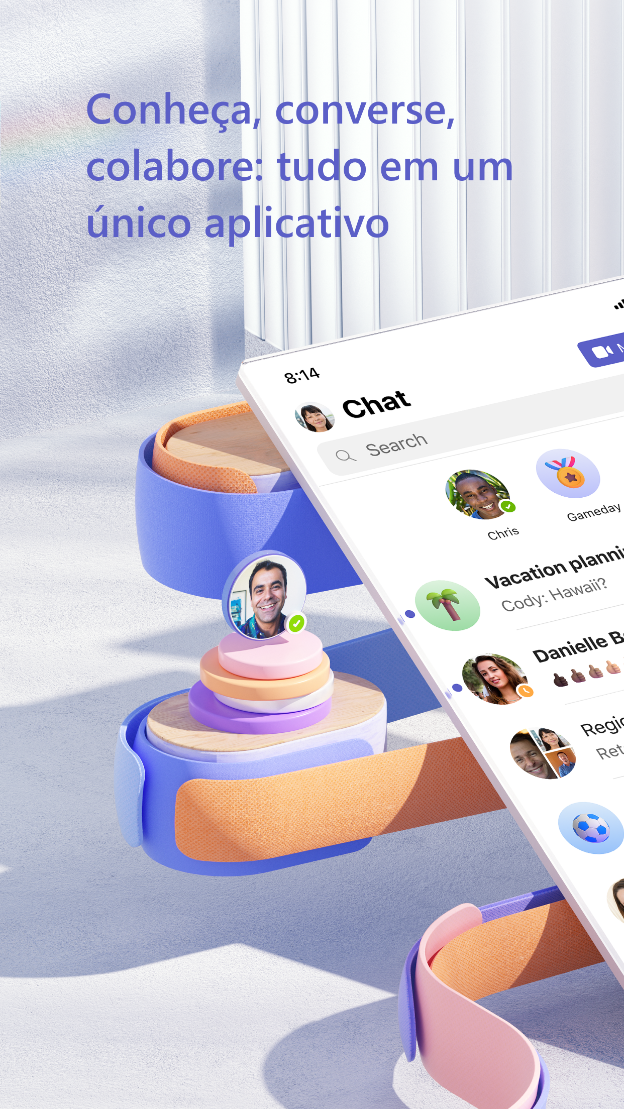 Captura de ecrã 1 da app Microsoft Teams