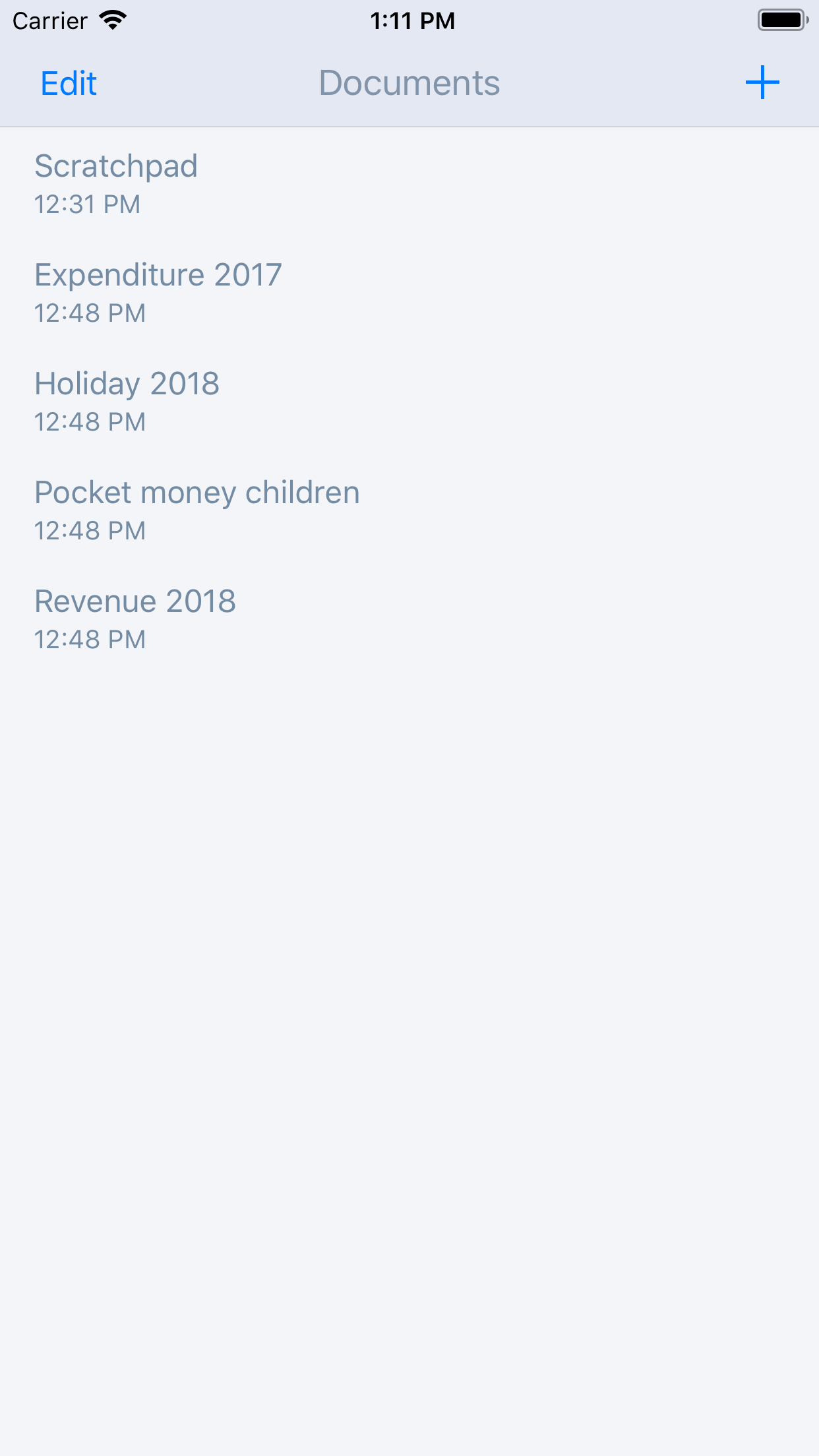 Captura de ecrã 2 da app CalcTape calculadora de fita
