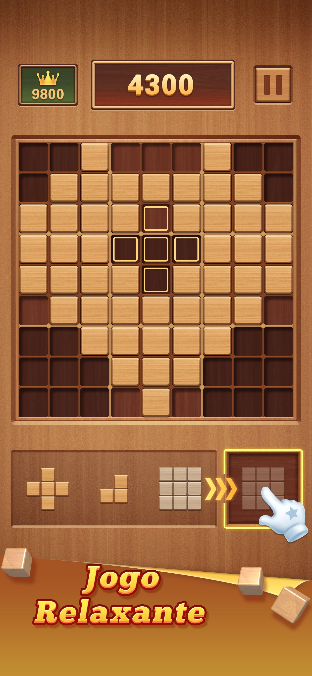 Captura de ecrã 2 da app Wood Block 99 - Sudoku Puzzle