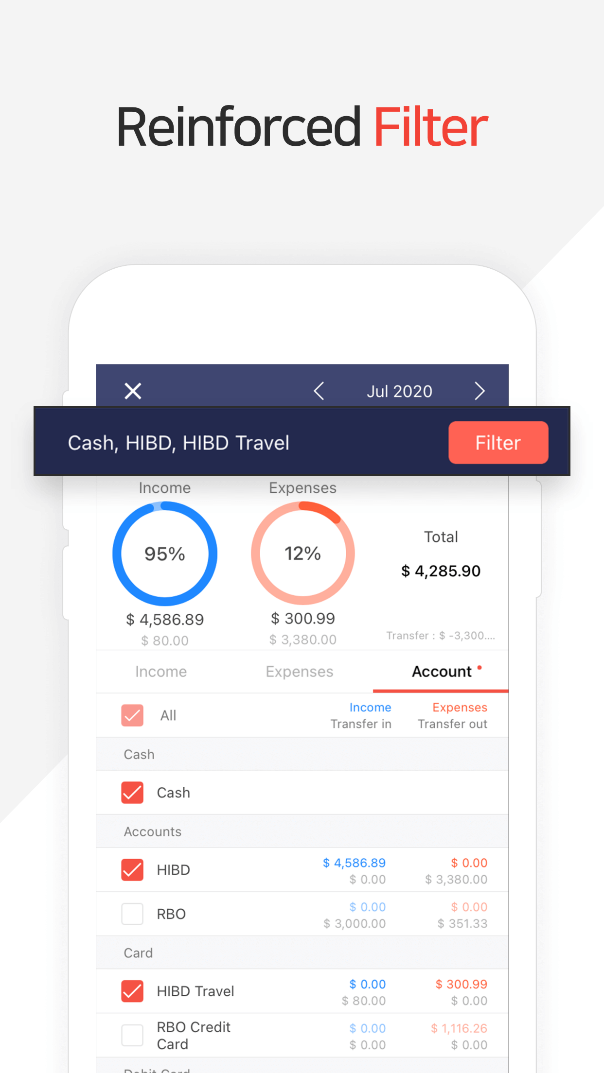 Captura de ecrã 4 da app Money Manager (Remove Ads)