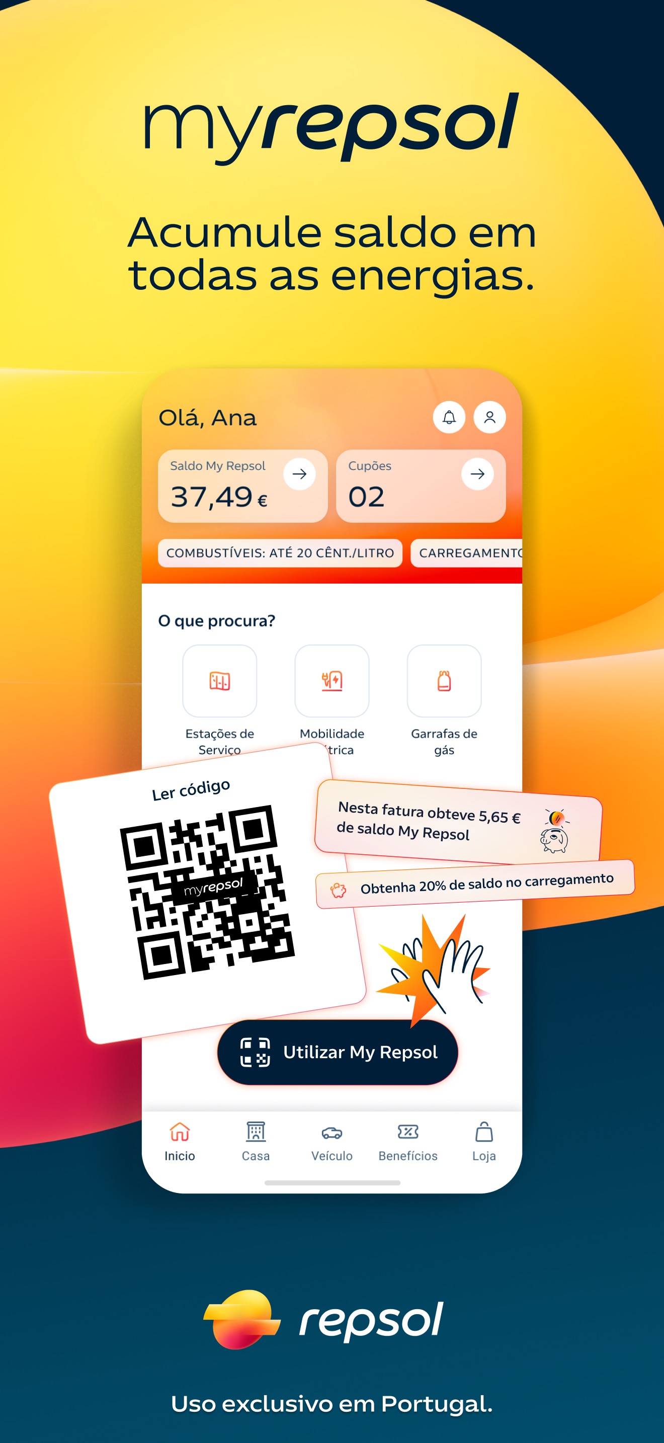 Captura de ecrã 1 da app My Repsol