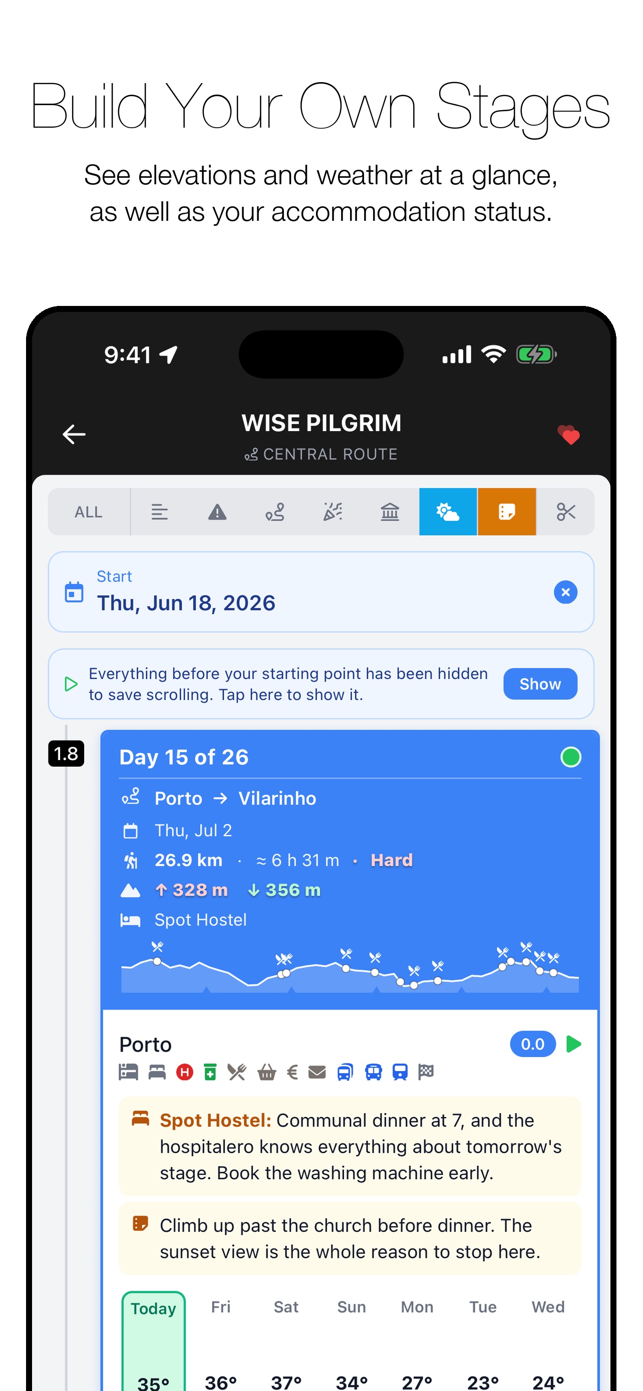 Wise Pilgrim Camino Portugués screenshot 2