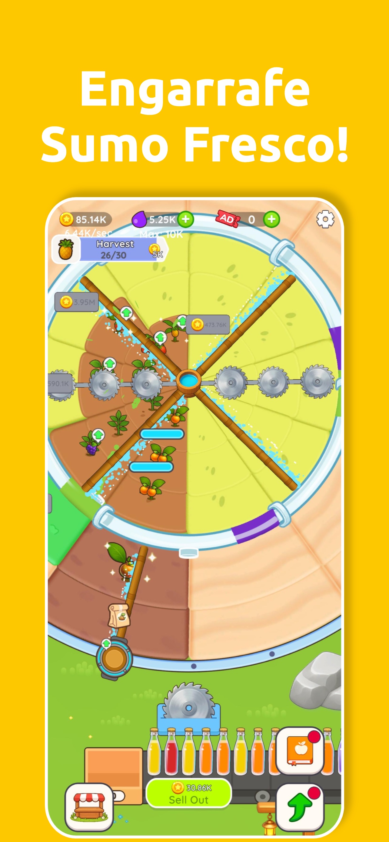 Captura de ecrã 2 da app Fruit Juice Farm