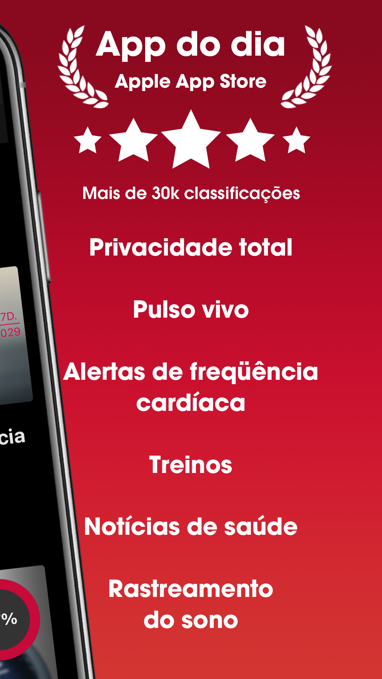 Captura de ecrã 3 da app HeartWatch: Monitor Frequência