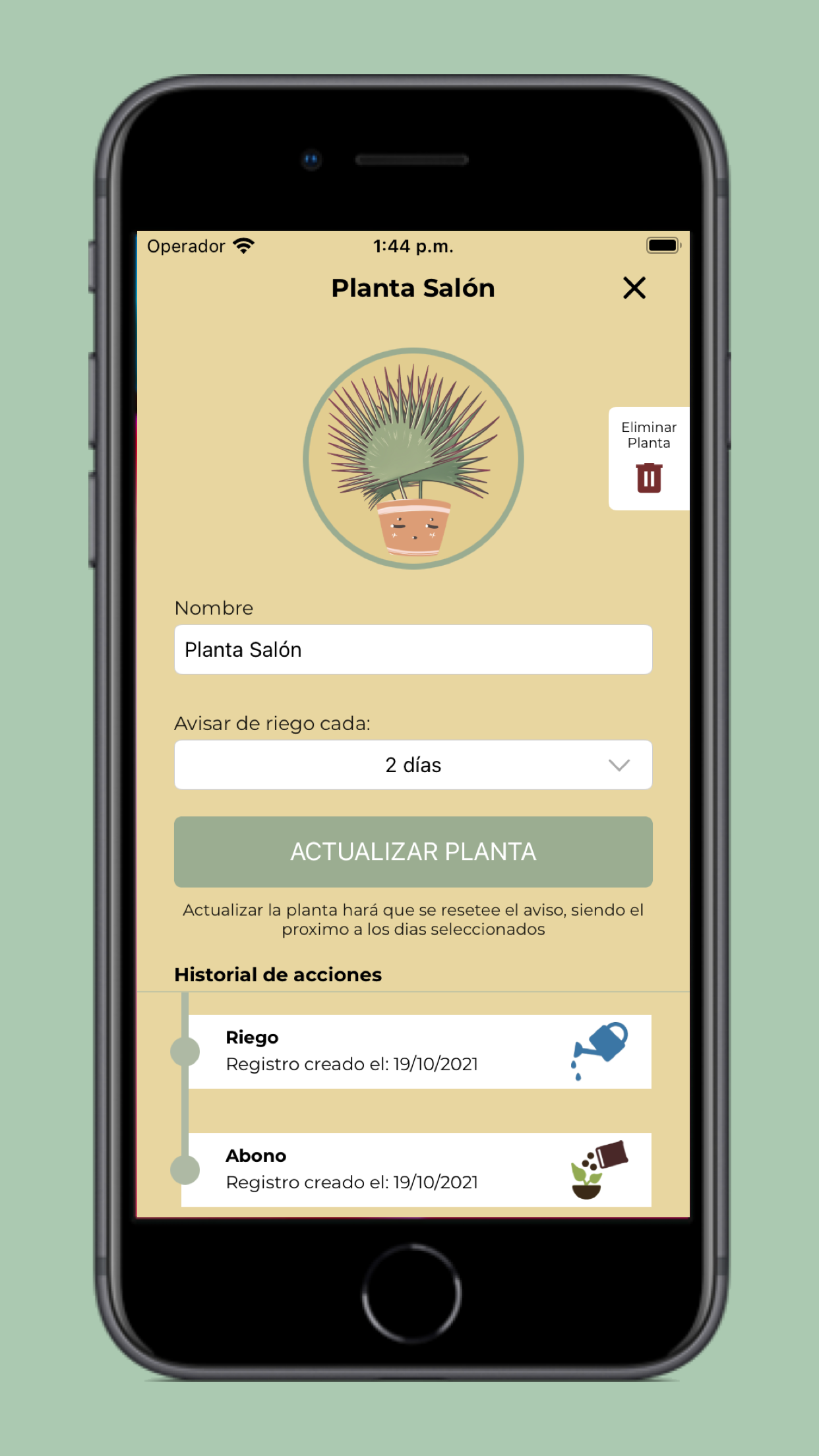 Captura de ecrã 3 da app Healthy plants