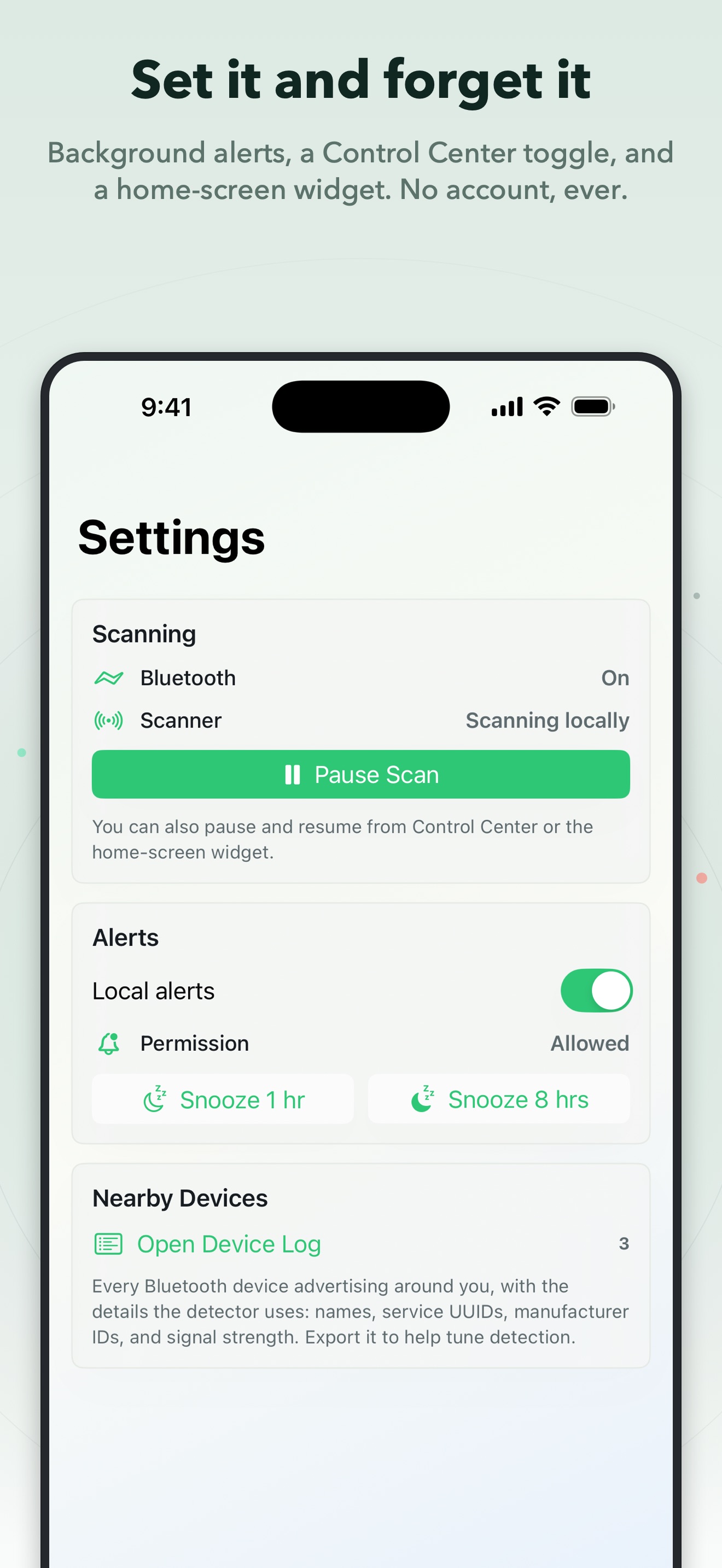 Captura de ecrã 4 da app Antizuck Smart Glasses Scanner