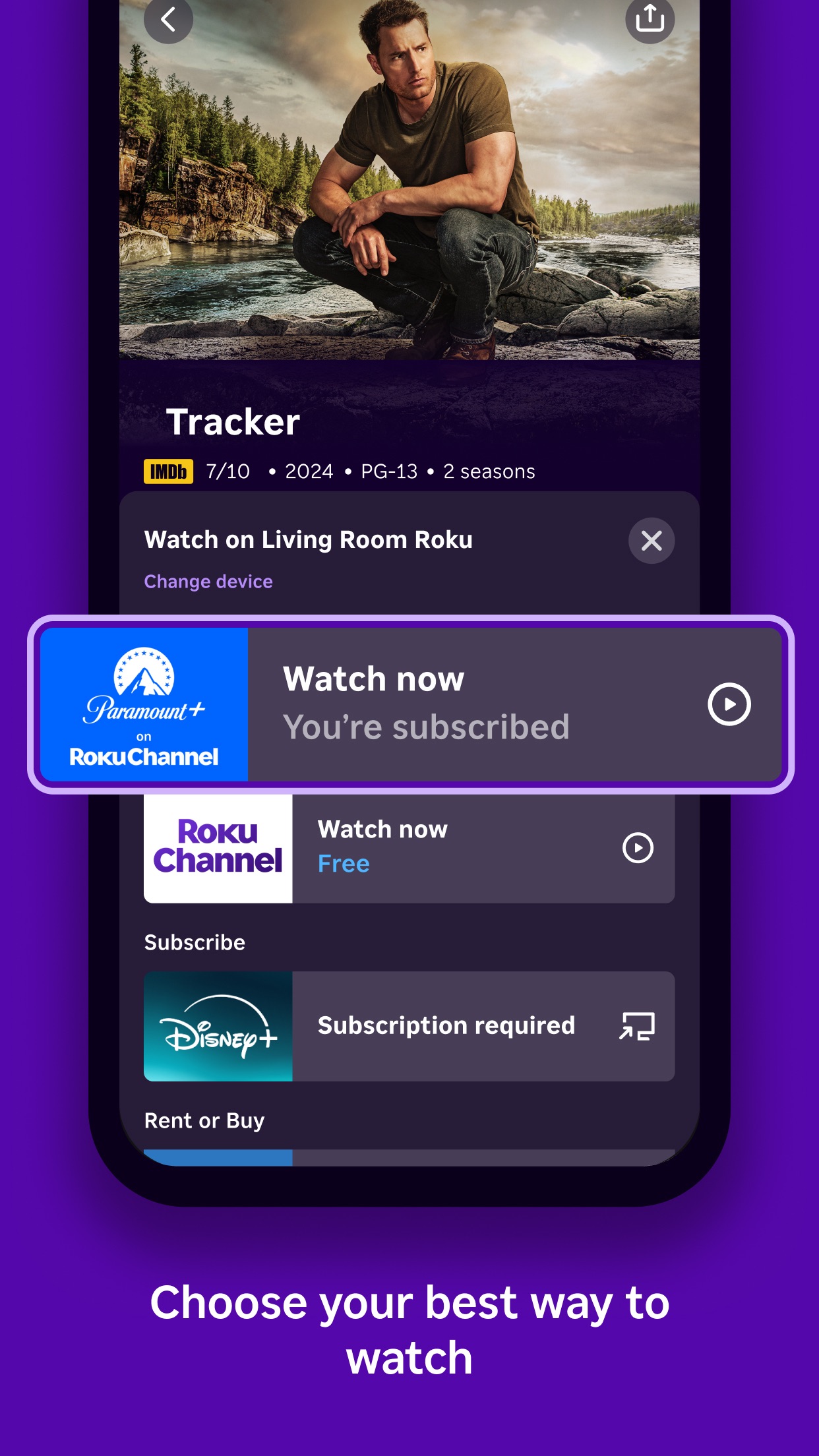 Captura de ecrã 3 da app The Roku App (Official)