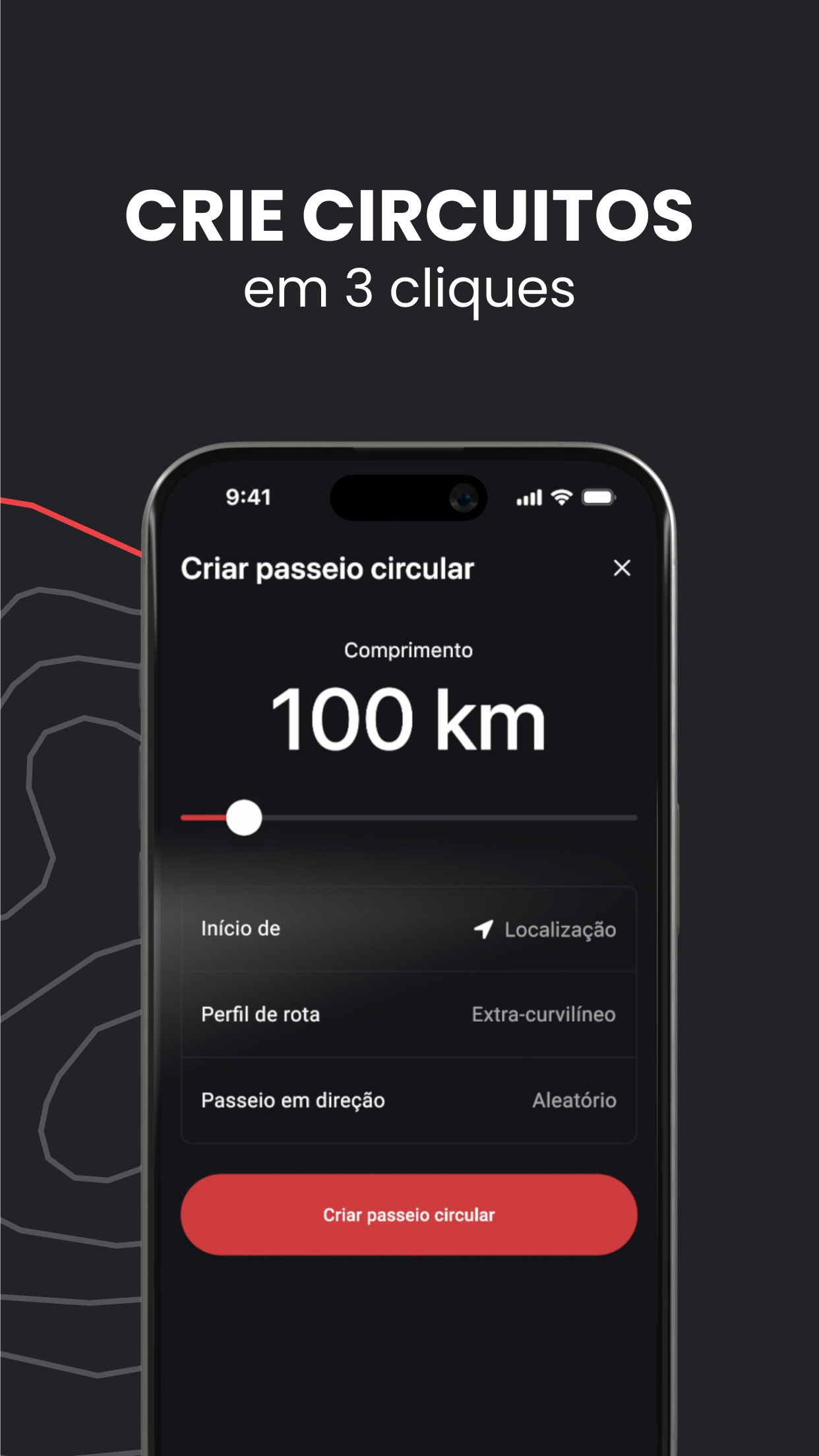 Captura de ecrã 3 da app calimoto navegação para mota