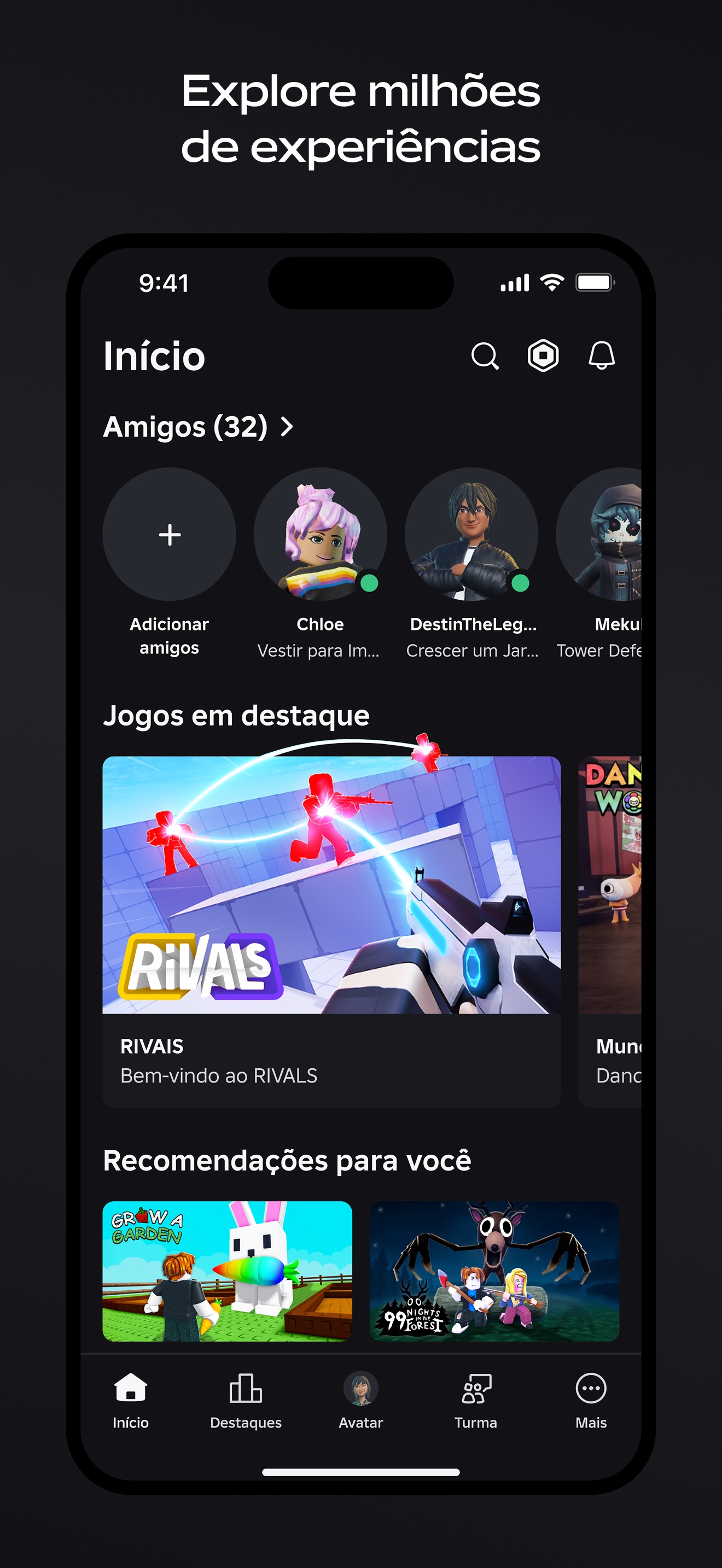 Captura de ecrã 1 da app Roblox