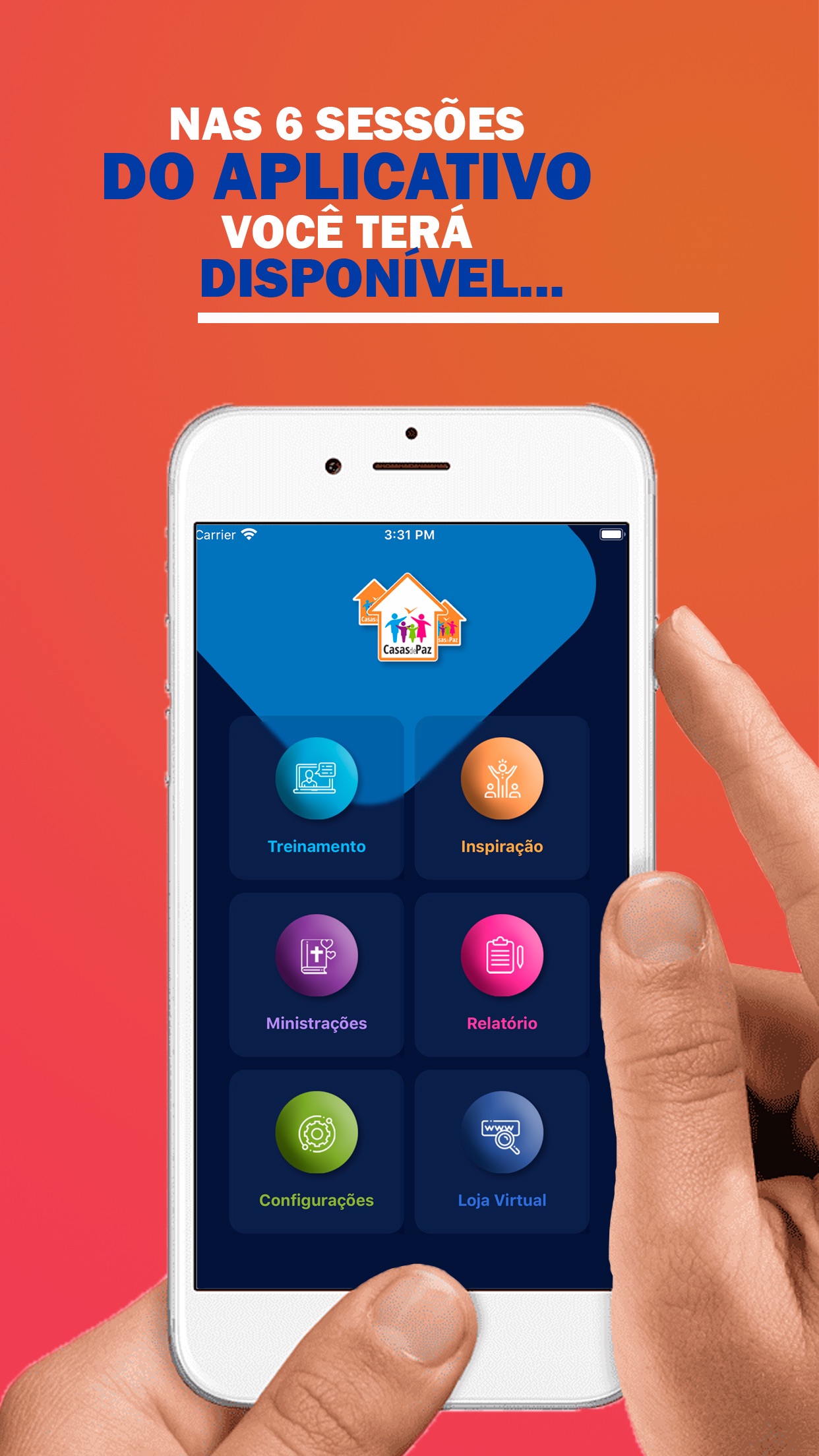Captura de ecrã 1 da app Casas de Paz Oficial