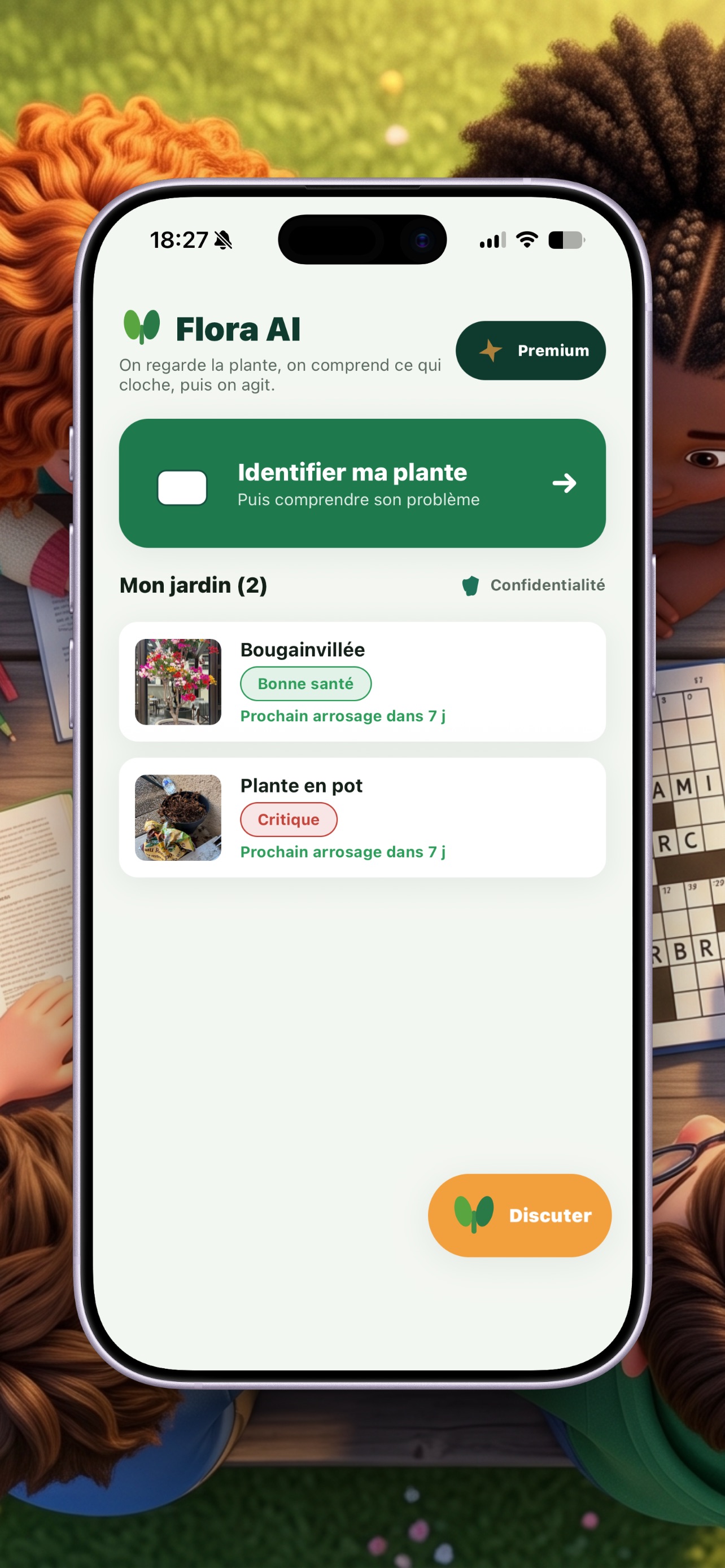 Captura de ecrã 1 da app Flora AI: Plant Identifier