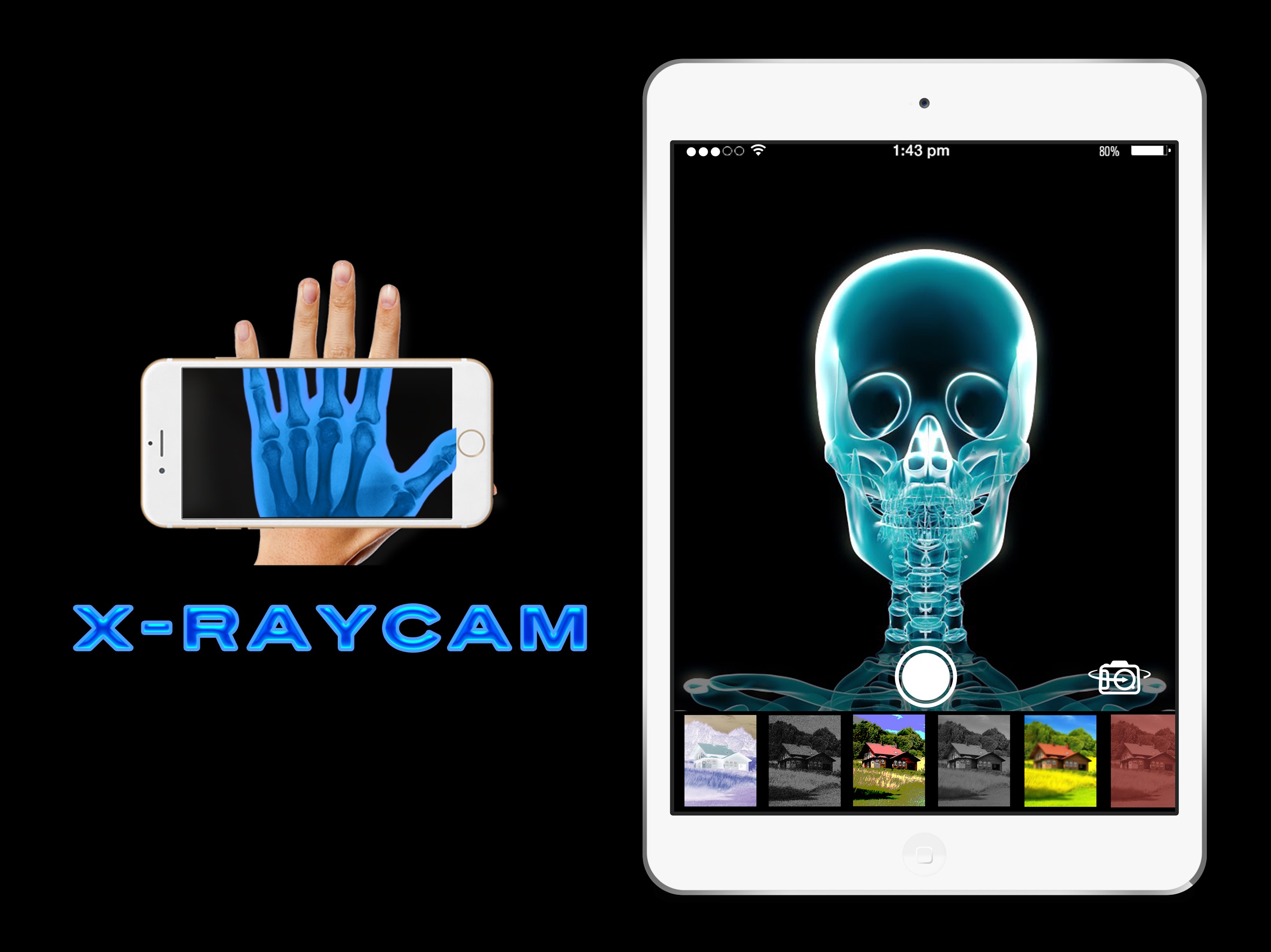 Captura de ecrã 3 da app X-Ray Camera- X Ray Vision sca