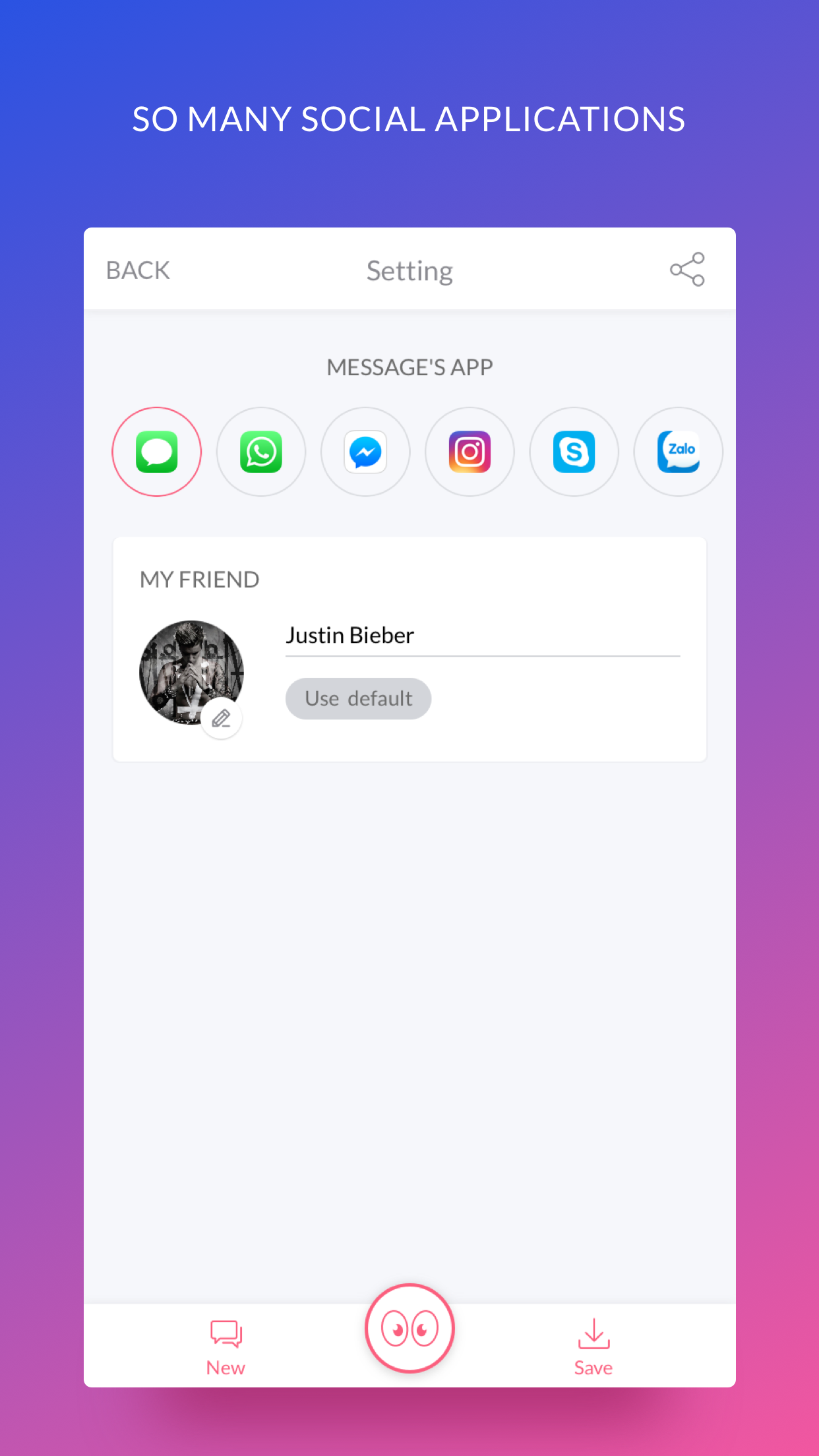 Captura de ecrã 4 da app iFake - Funny Fake Messages Creator