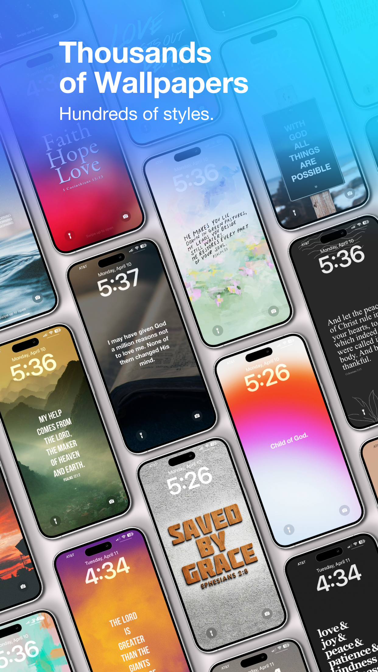 Captura de ecrã 2 da app Bible Lock Screens + Devos
