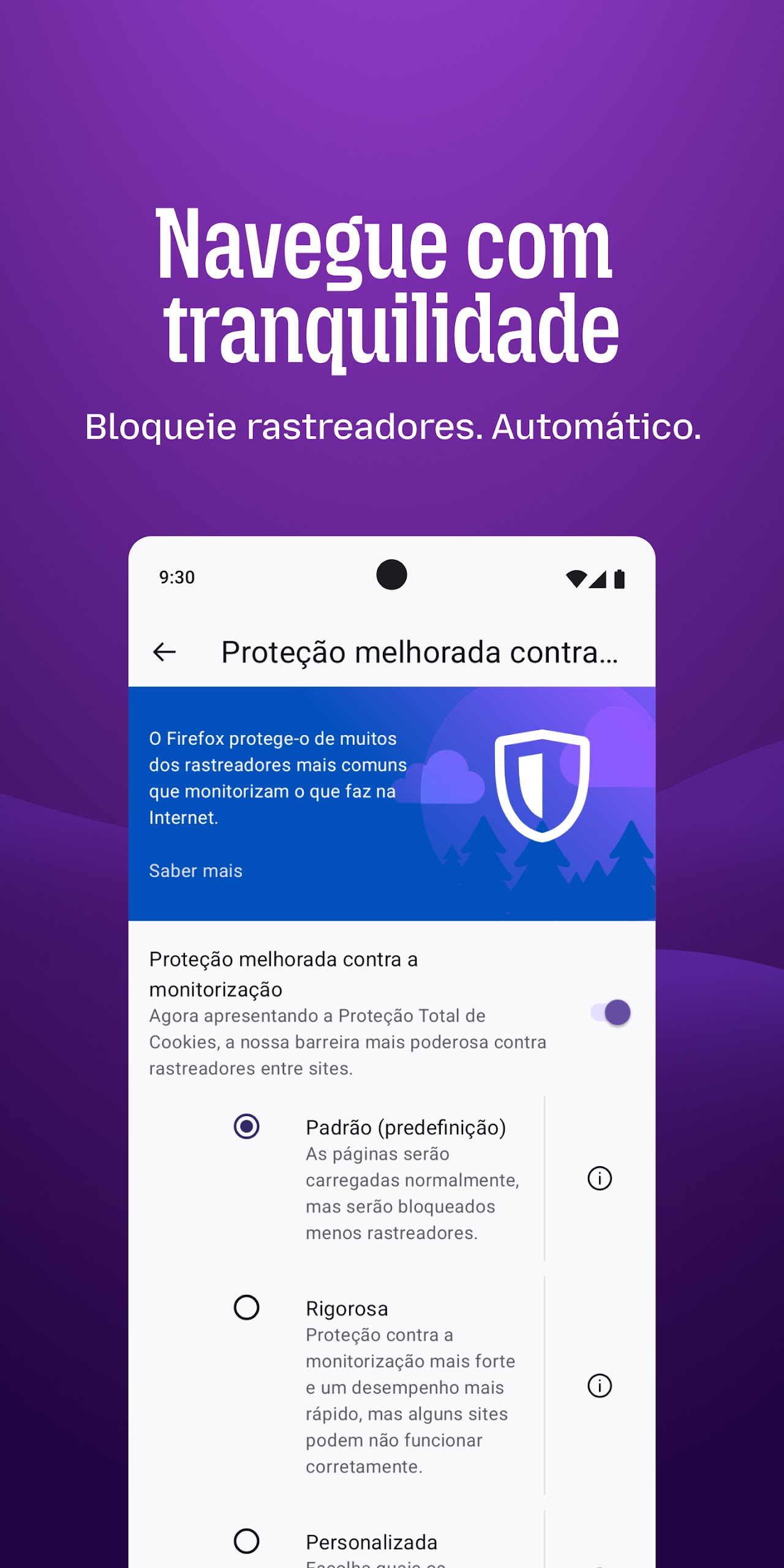 Captura de ecrã 4 da app Firefox - Navegador Privado