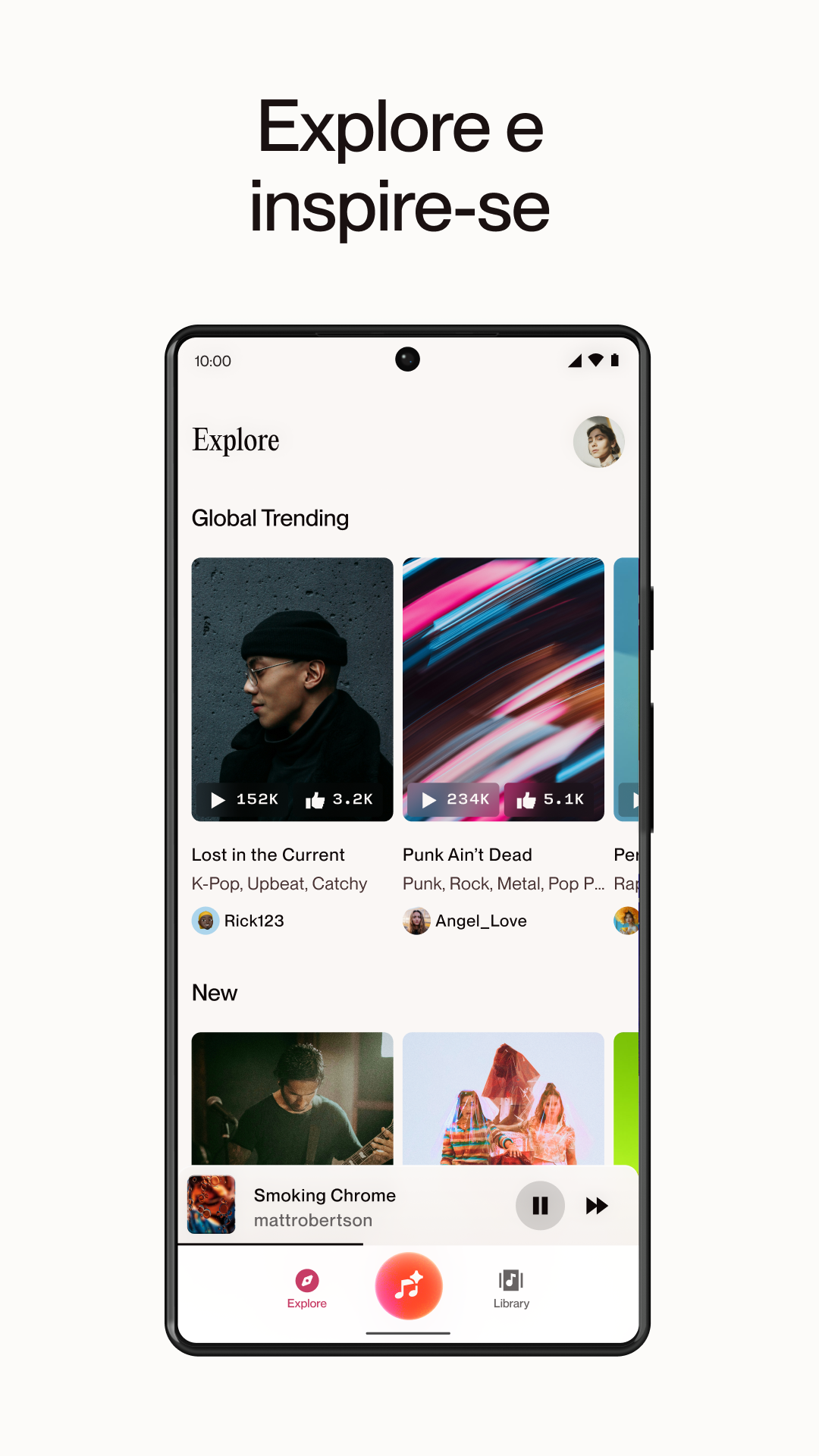 Captura de ecrã 3 da app Suno - Música com IA
