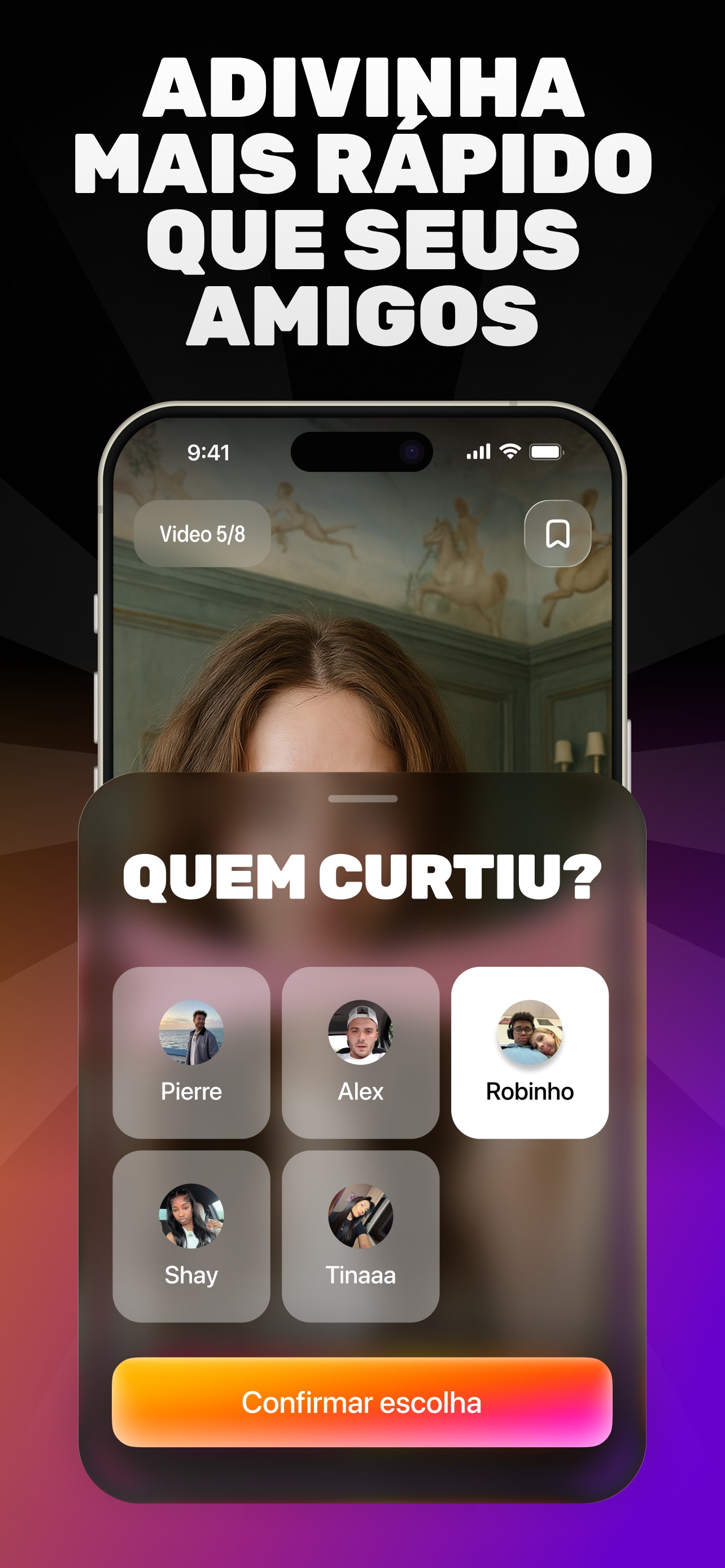 Captura de ecrã 3 da app WhoLiked? – O jogo dos likes