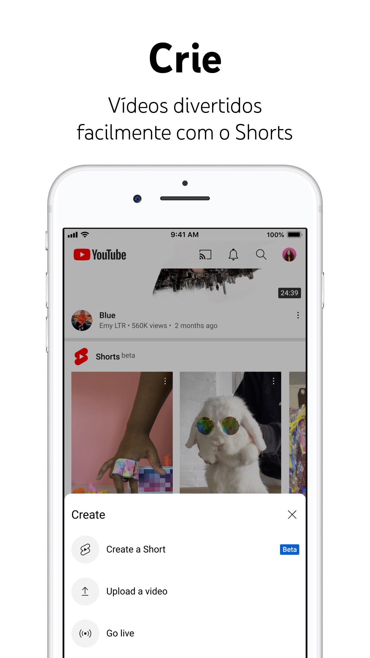 Captura de ecrã 1 da app YouTube