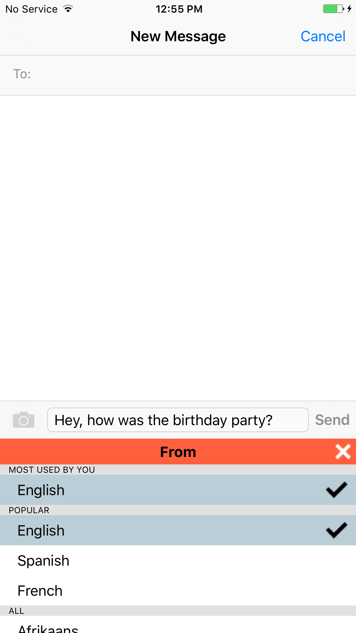 Captura de ecrã 2 da app PolySpeak